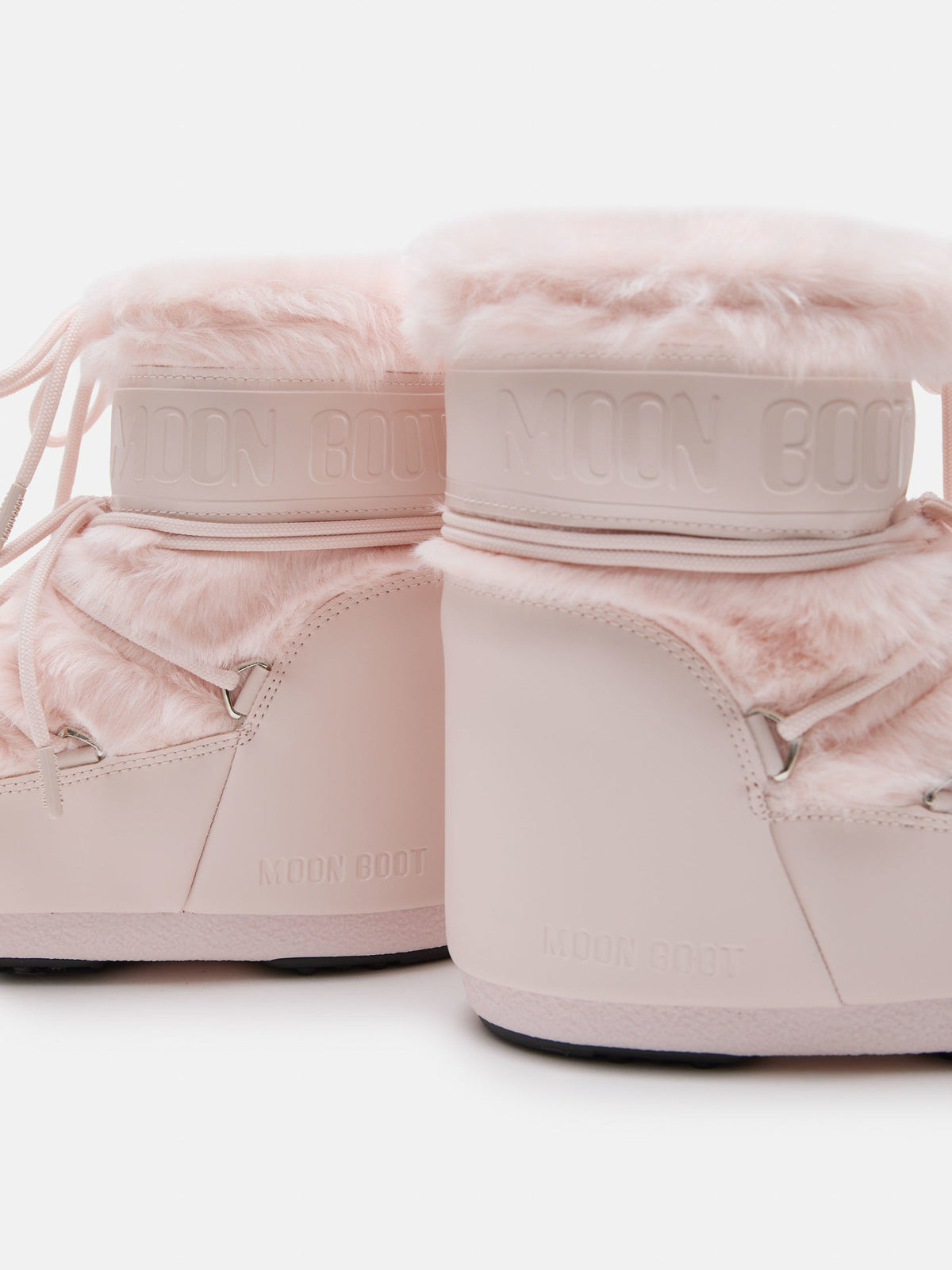 Moon Boot ICON LOW PINK FAUX-FUR Boots