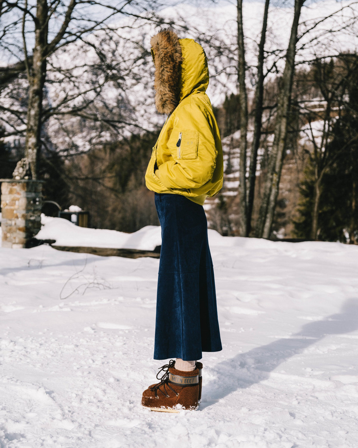 Moon Boot ICON LOW Brown Fleece Boots