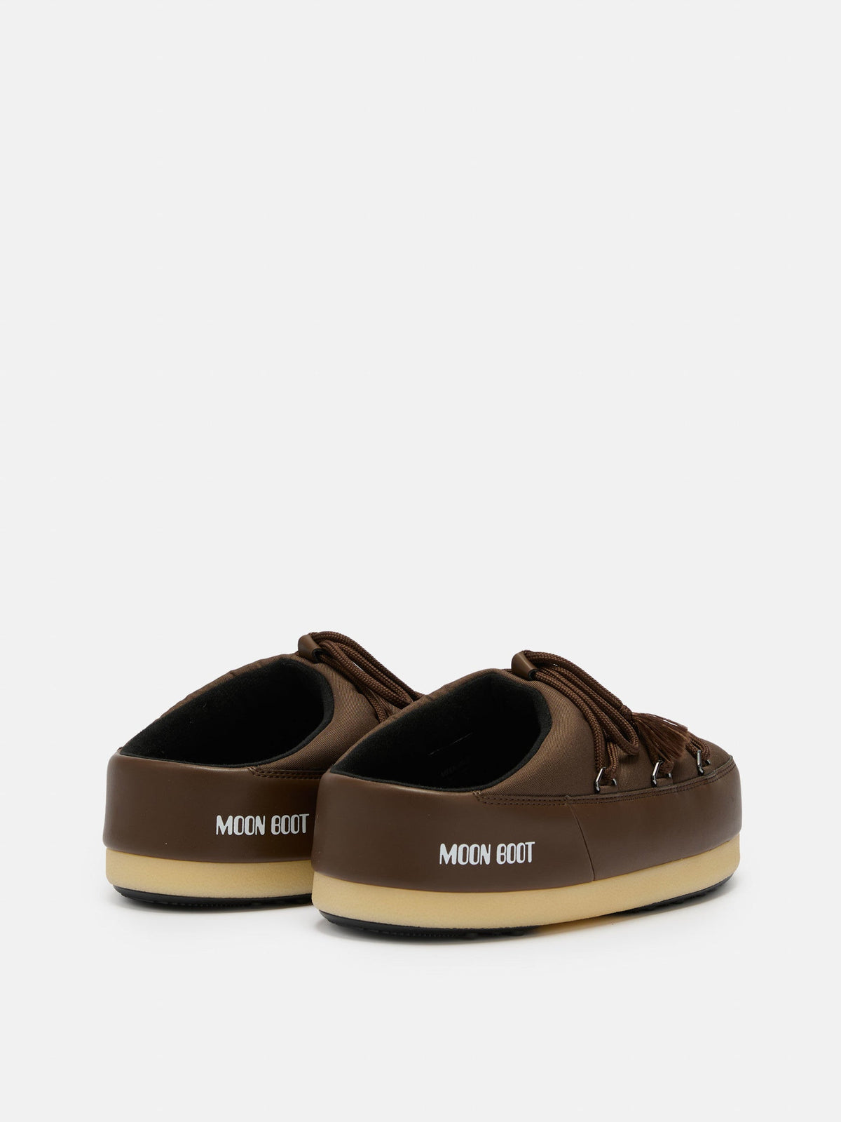 Moon Boot EVX Brown Nylon Mules