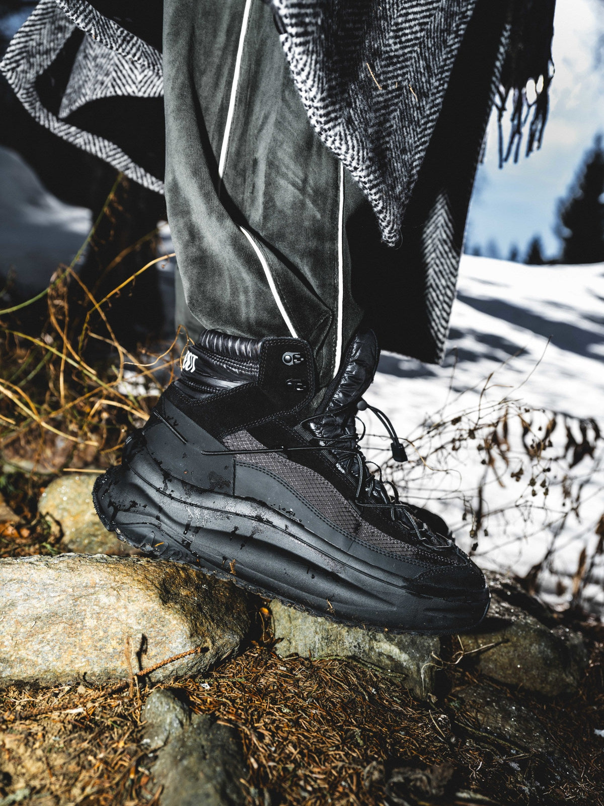 Moon Boot Moon247 Xlace MID Black Sneakers