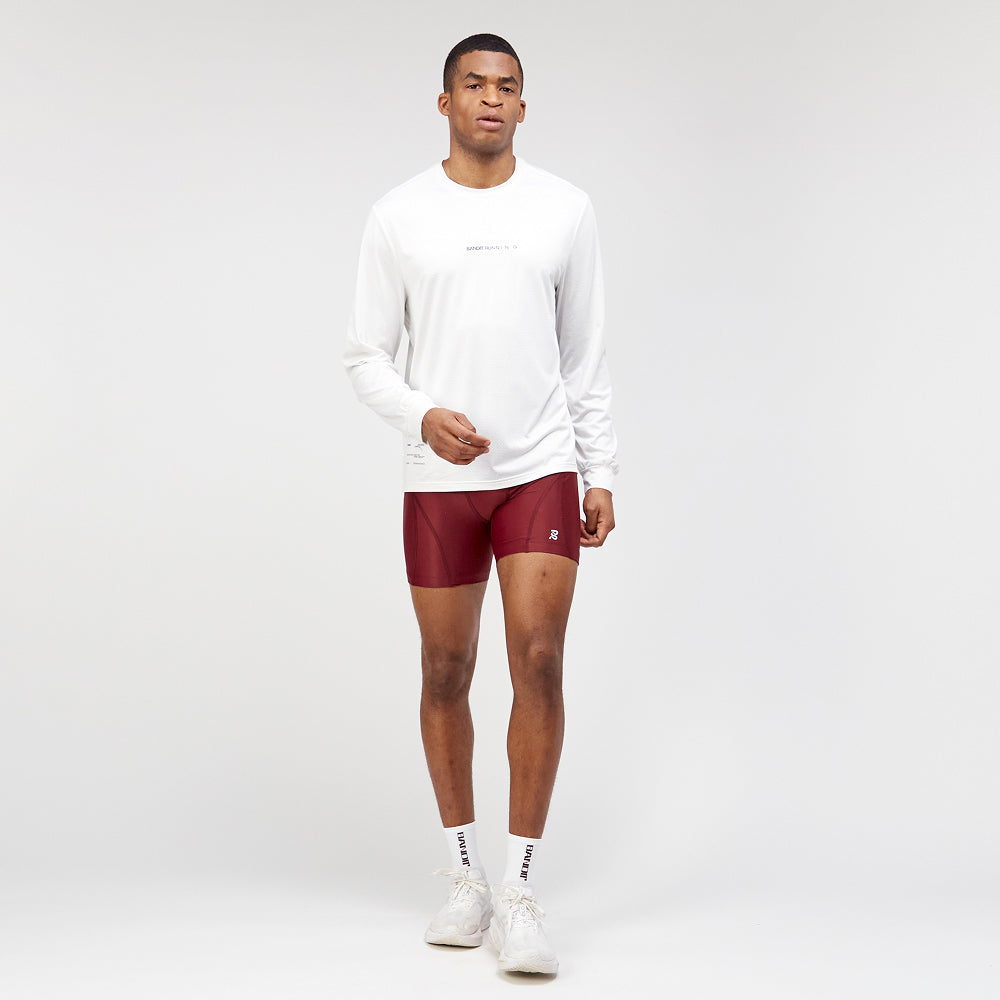 Bandit Nanomesh Performance Long Sleeve Unisex White