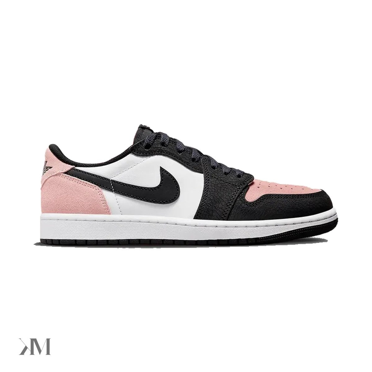 Air Jordan 1 Low OG Bleached Coral Men's, side profile