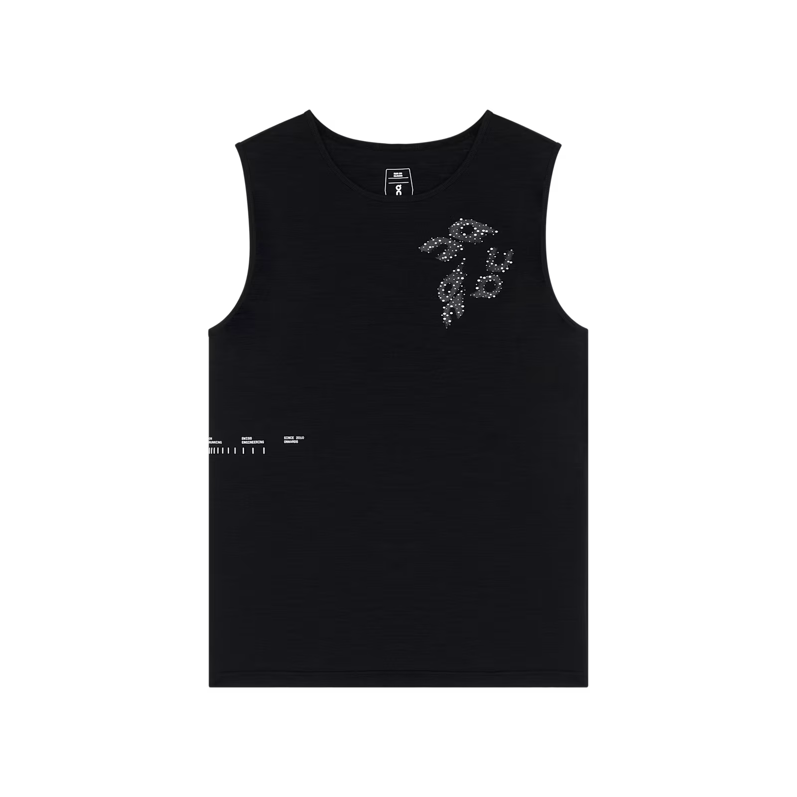 On On Run Tank Black