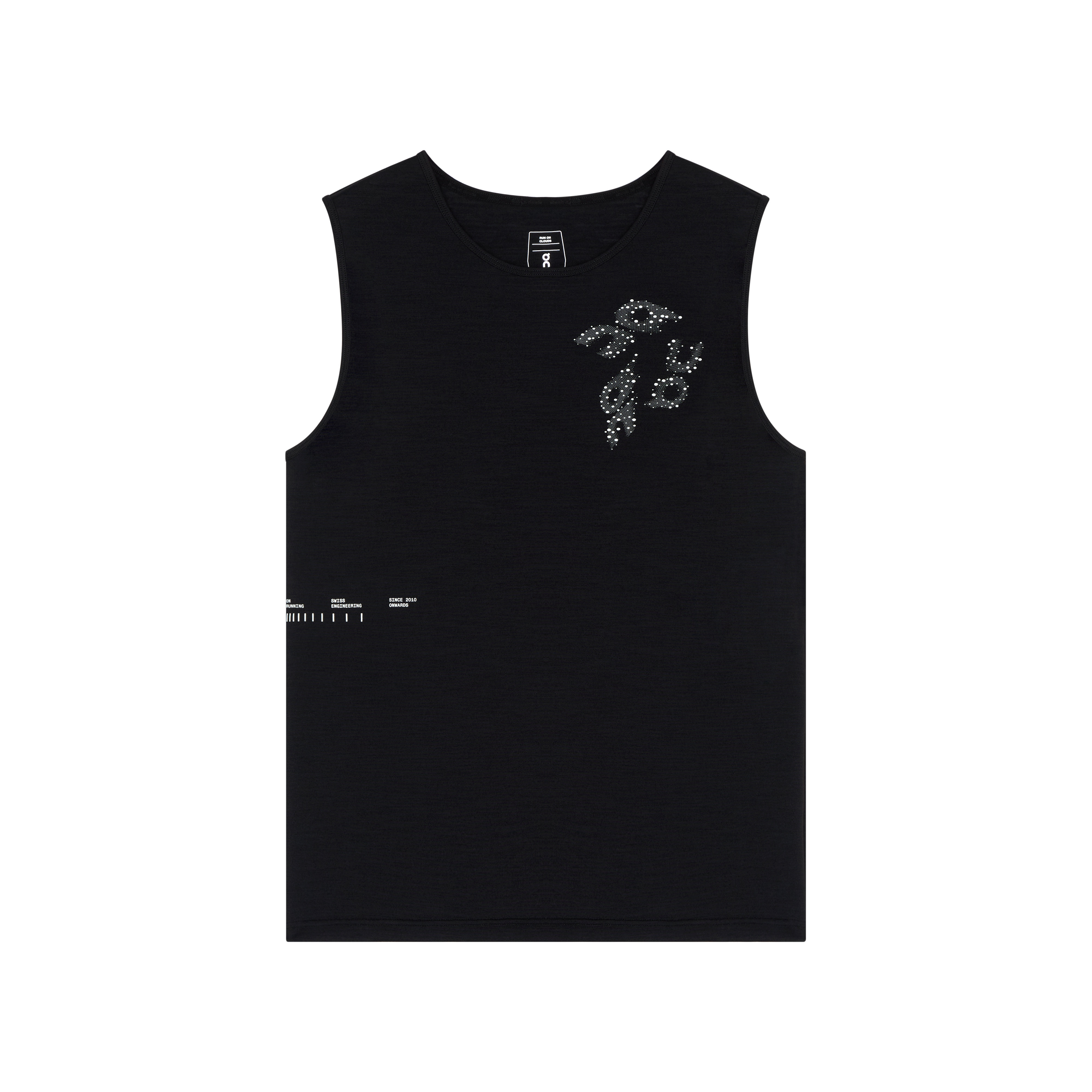 On On Run Tank Black