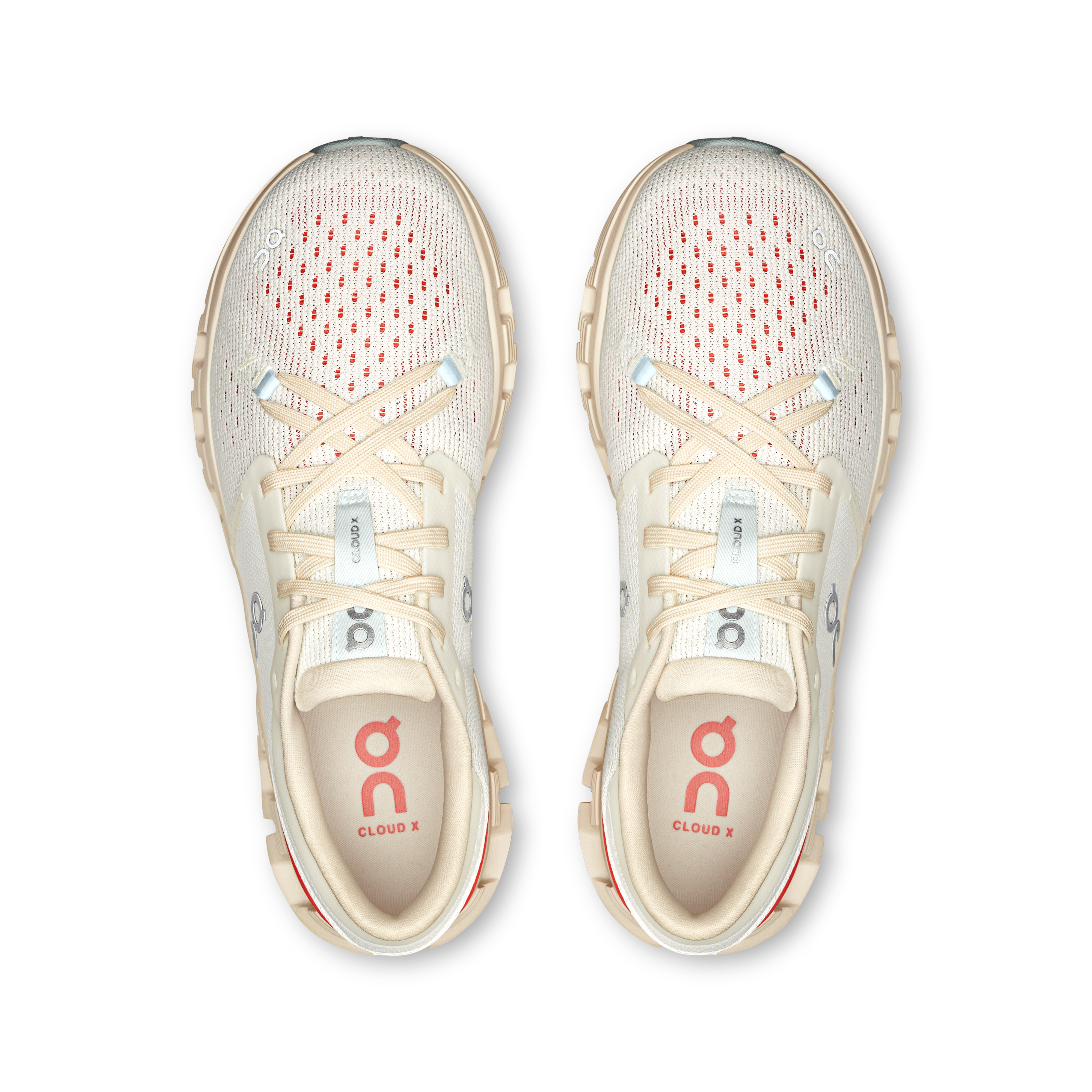 On Cloud X 4 Ivory Salmon (Women'S)