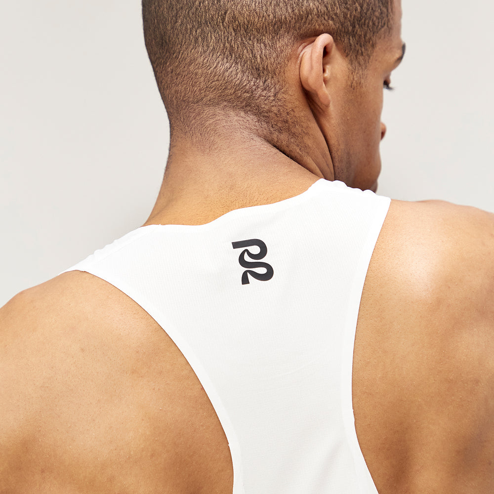Bandit Drift Racing Singlet White
