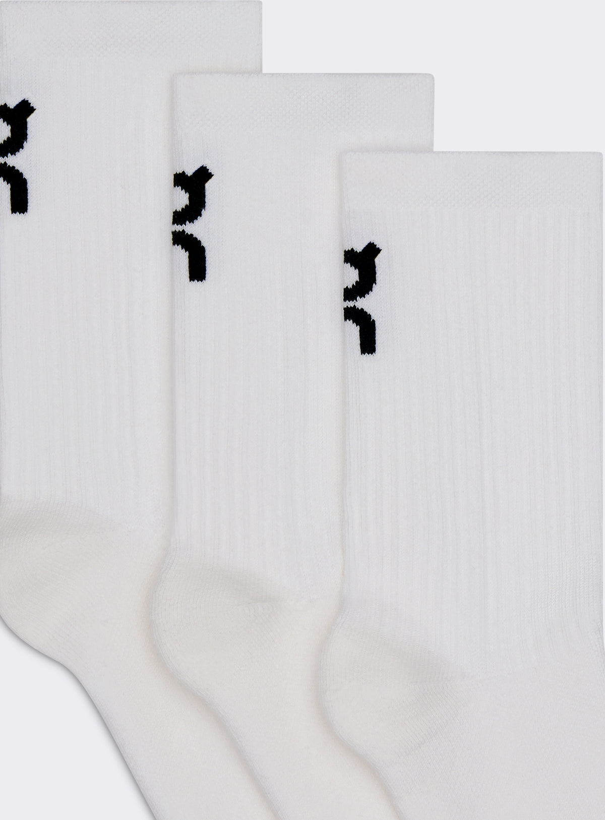 On Logo Sock High 3P Kids White