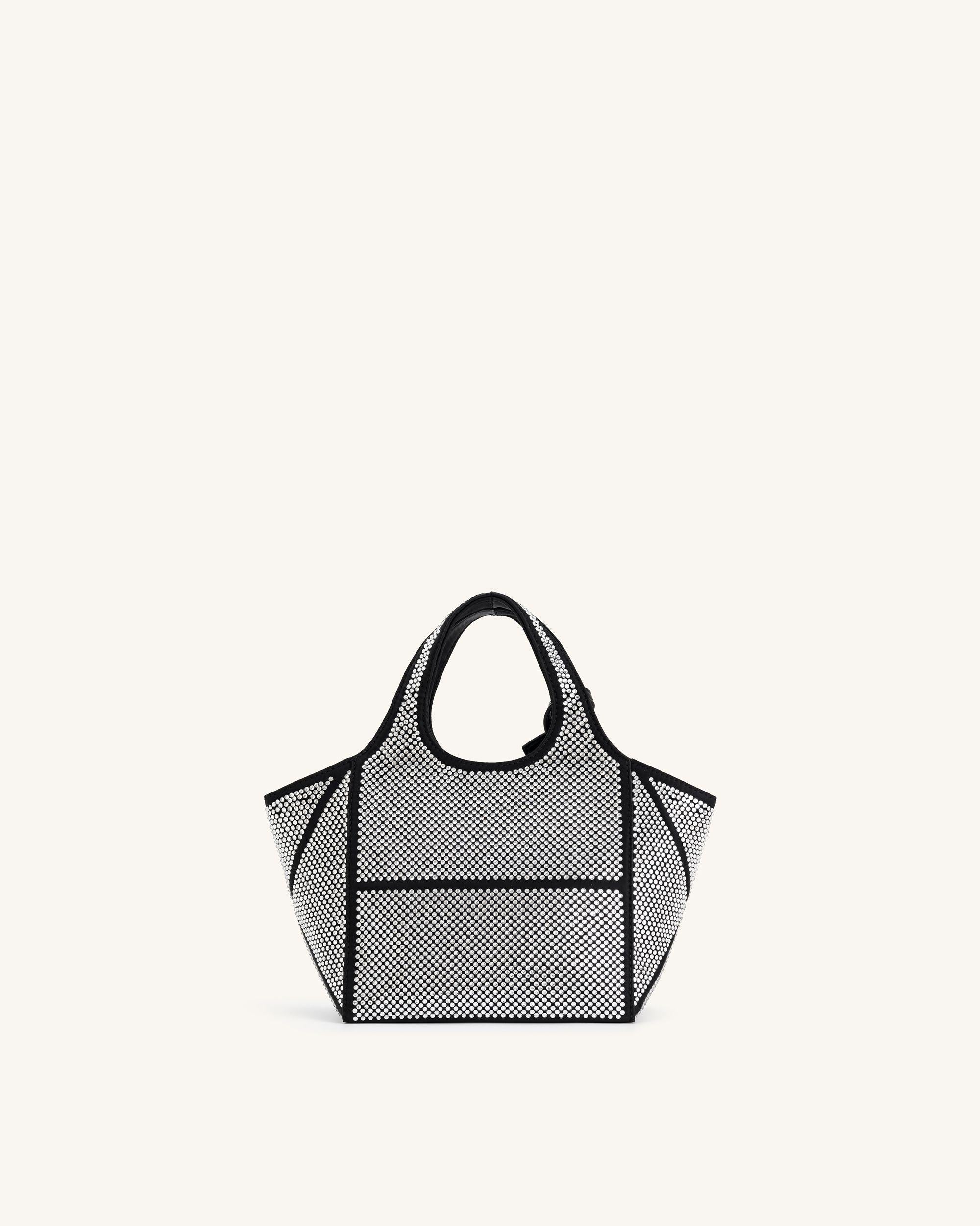 Jw Pei Eliana Artificial Crystal Mini Tote Bag Anthracite
