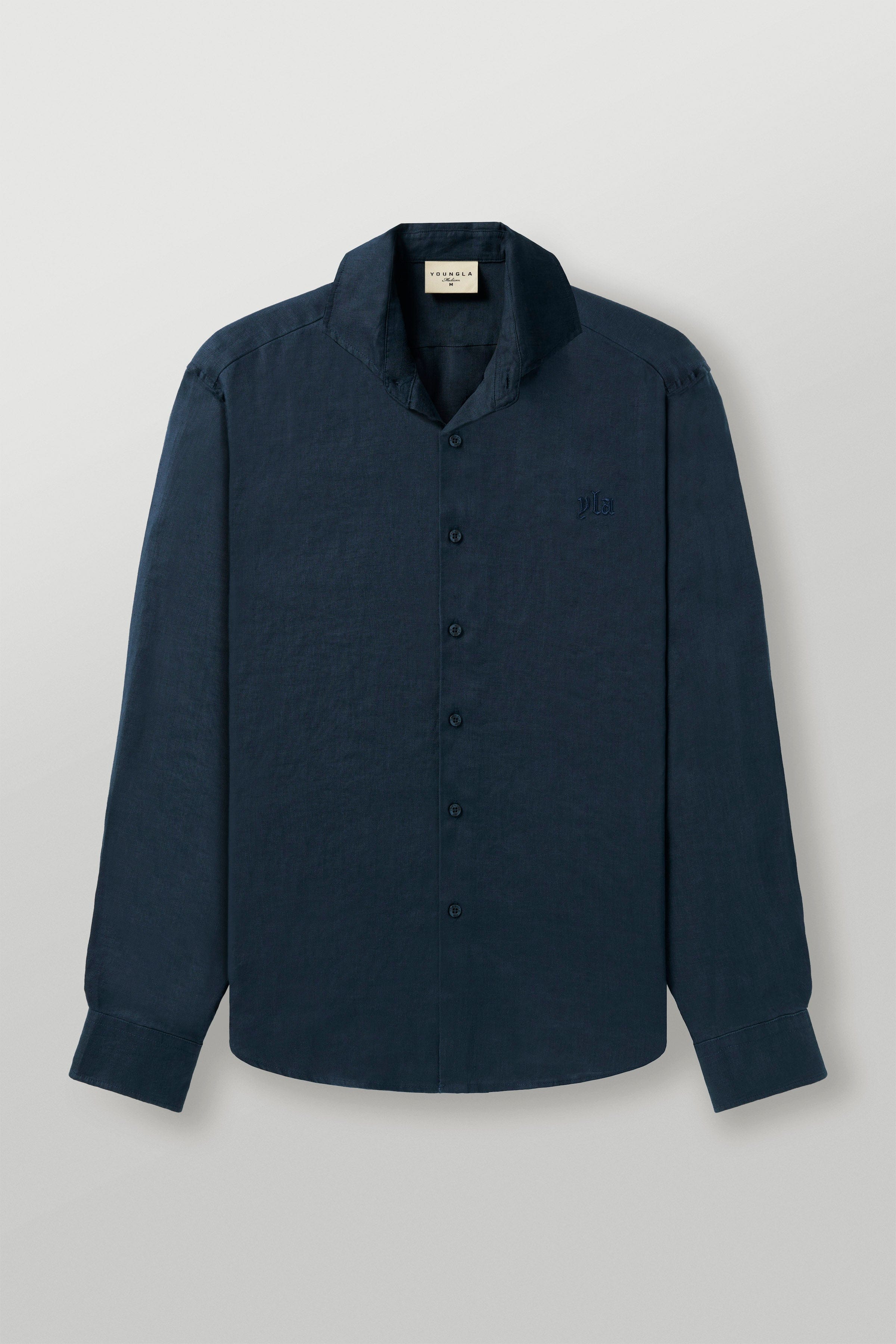 YoungLA 825 - Simply Linen Shirts Navy