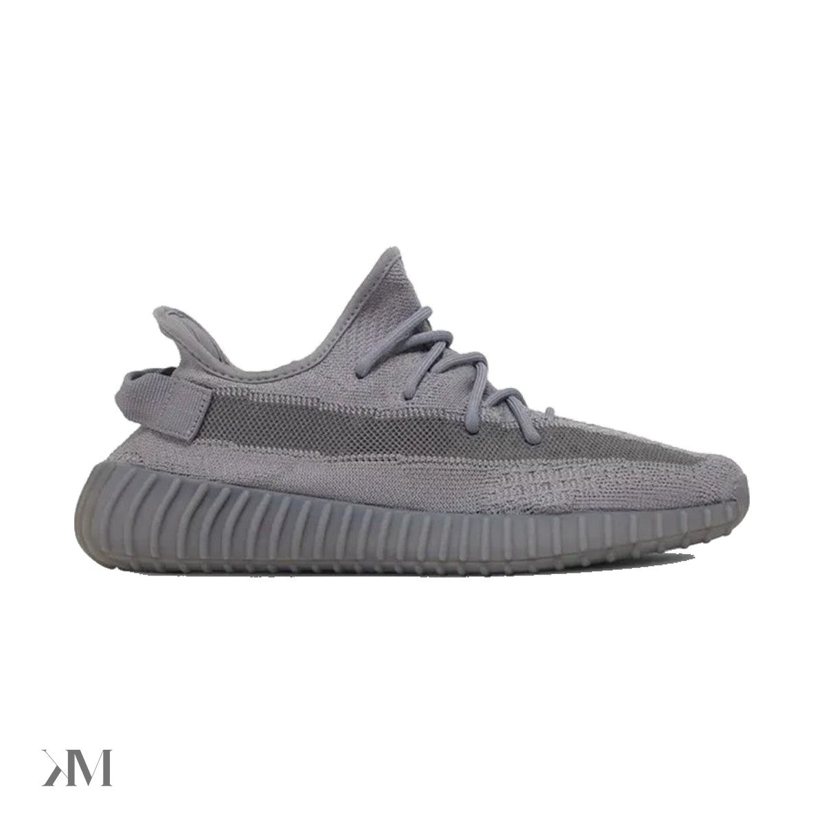 Yeezy 350 V2 Space Ash Steel Grey, Primeknit upper side profile