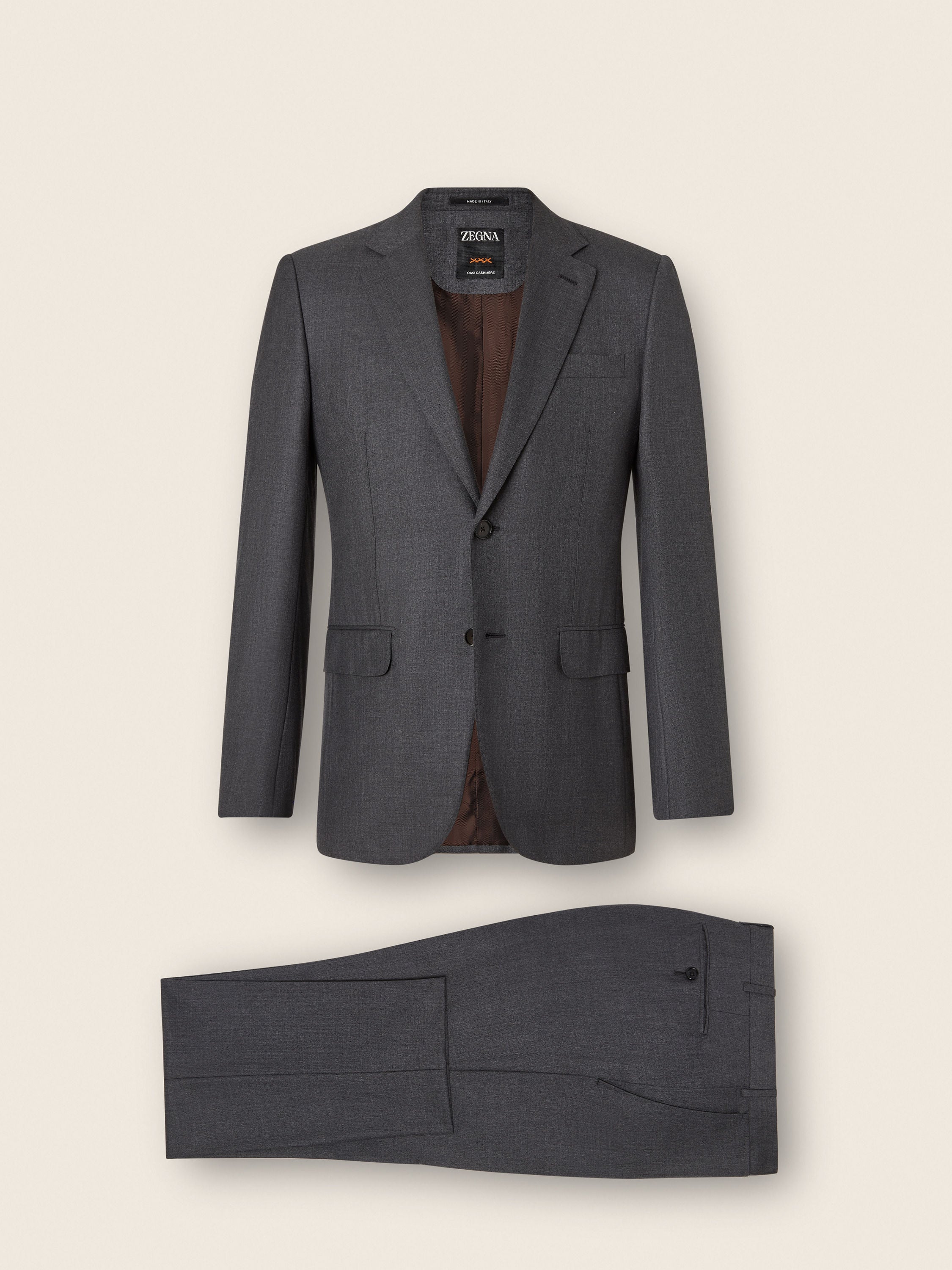Zegna Grey Oasi Cashmere Suit