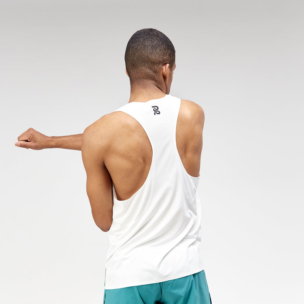 Bandit Drift Racing Singlet White