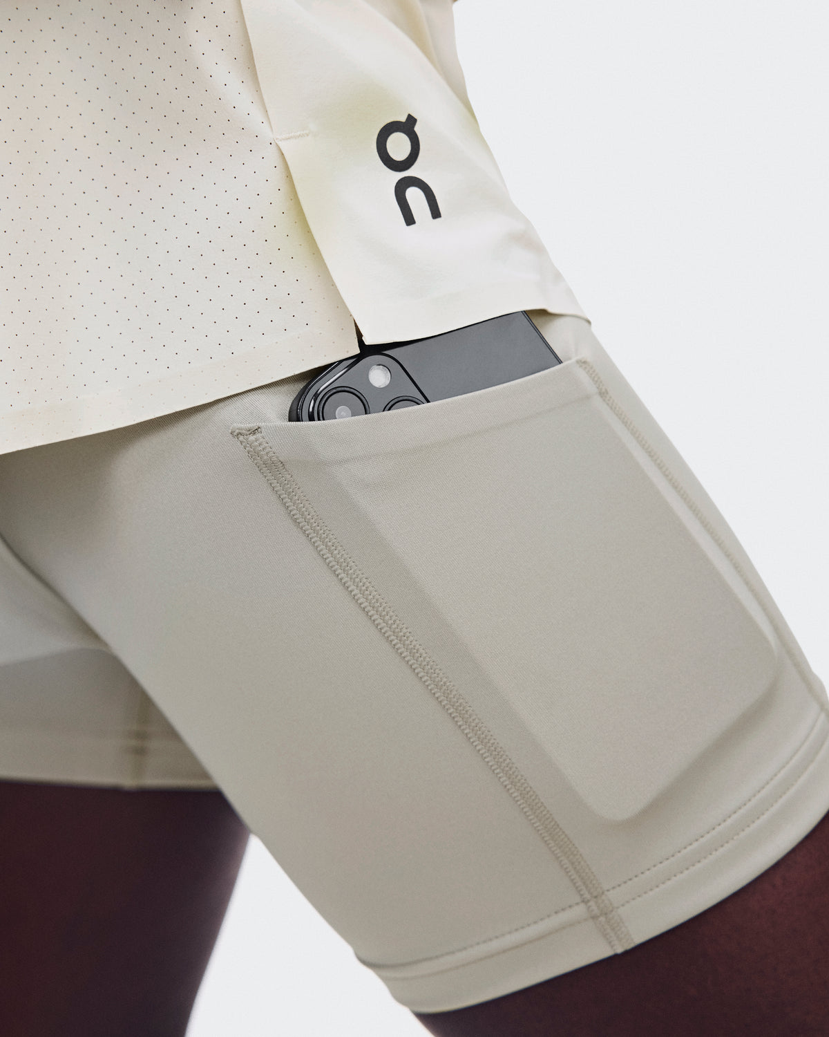 On 3" Performance 2/1 Shorts Hare | Brume (Women'S)