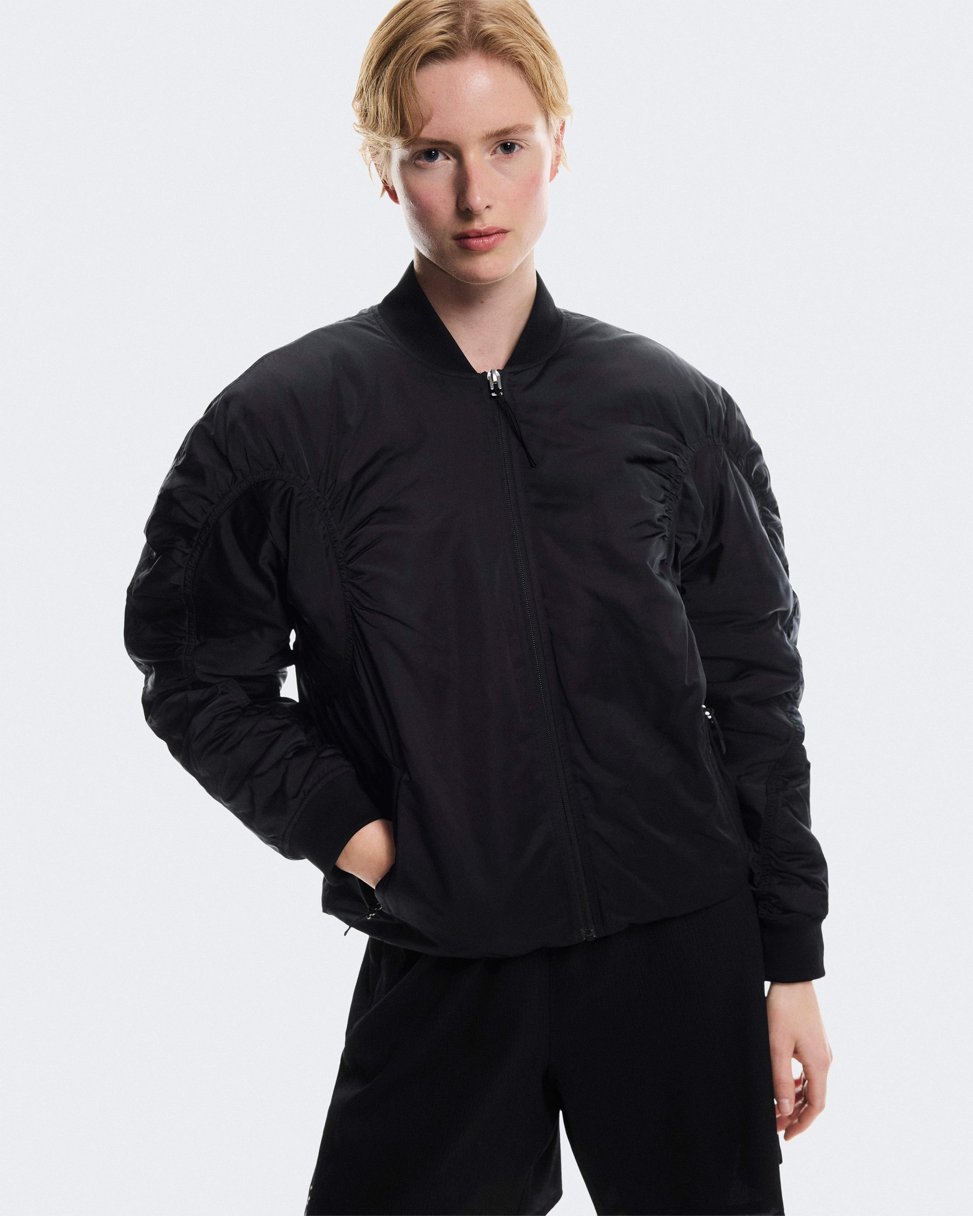 On Bomber Jacket Black (Women'S)