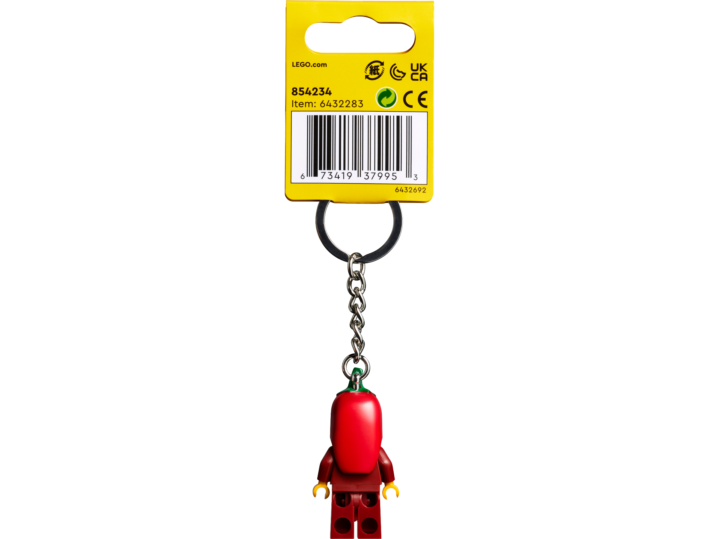 Lego Chili Girl Key Chain
