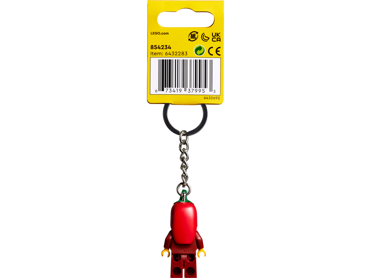 Lego Chili Girl Key Chain