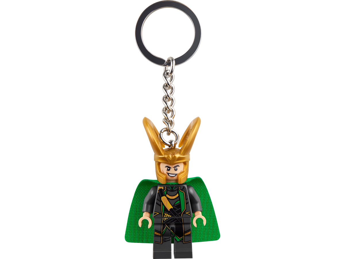 LEGO Loki Key Chain, front