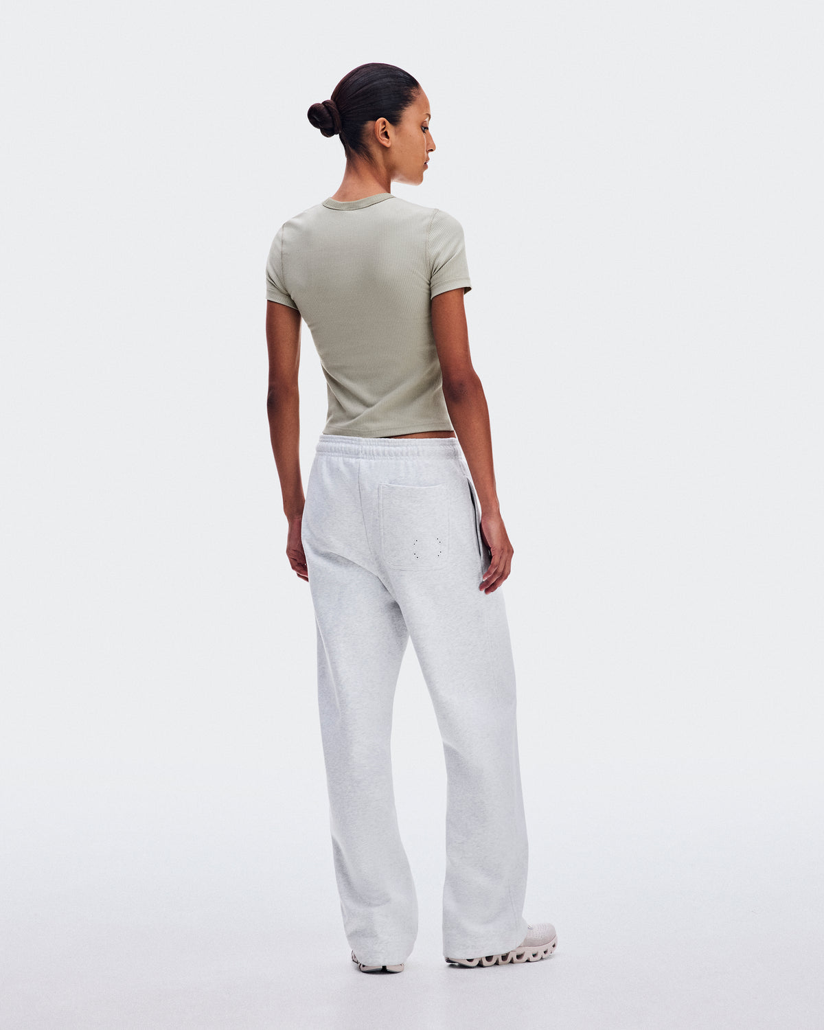 On All-Day Ribbed T-Shirt Brume (Women'S)