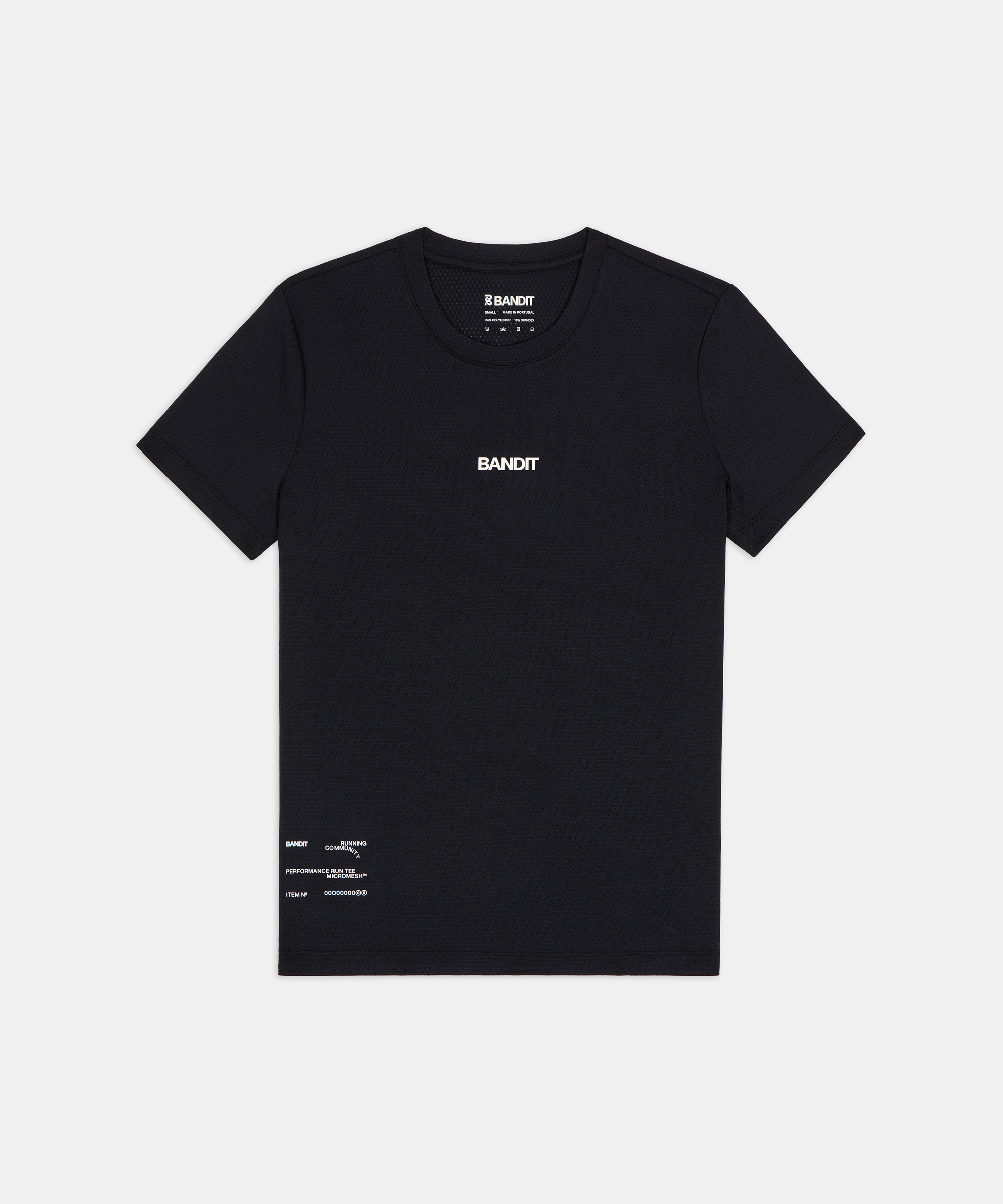 Bandit Womens Micromesh Run Tee Black