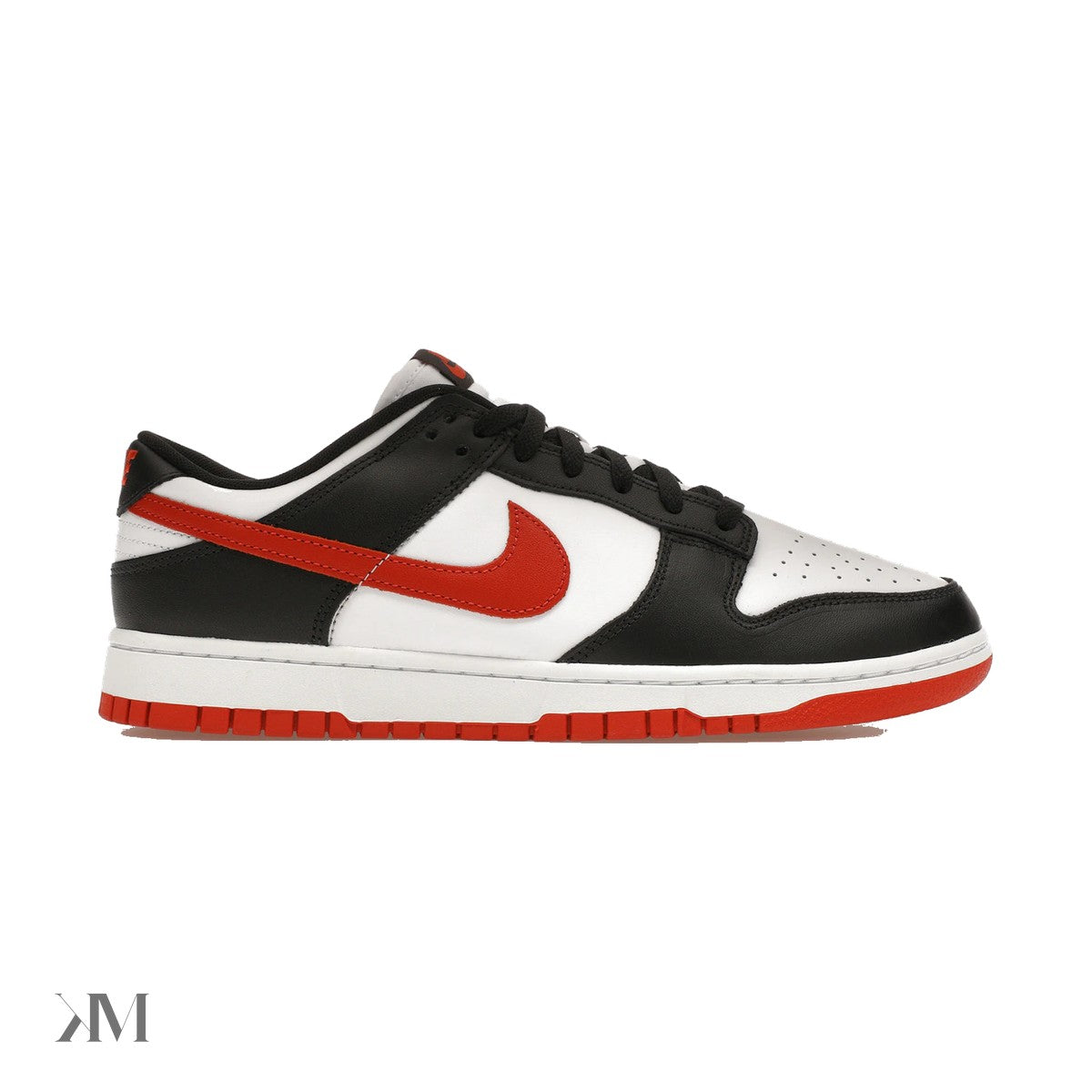 Nike Dunk Low Retro Dragon Red, side profile