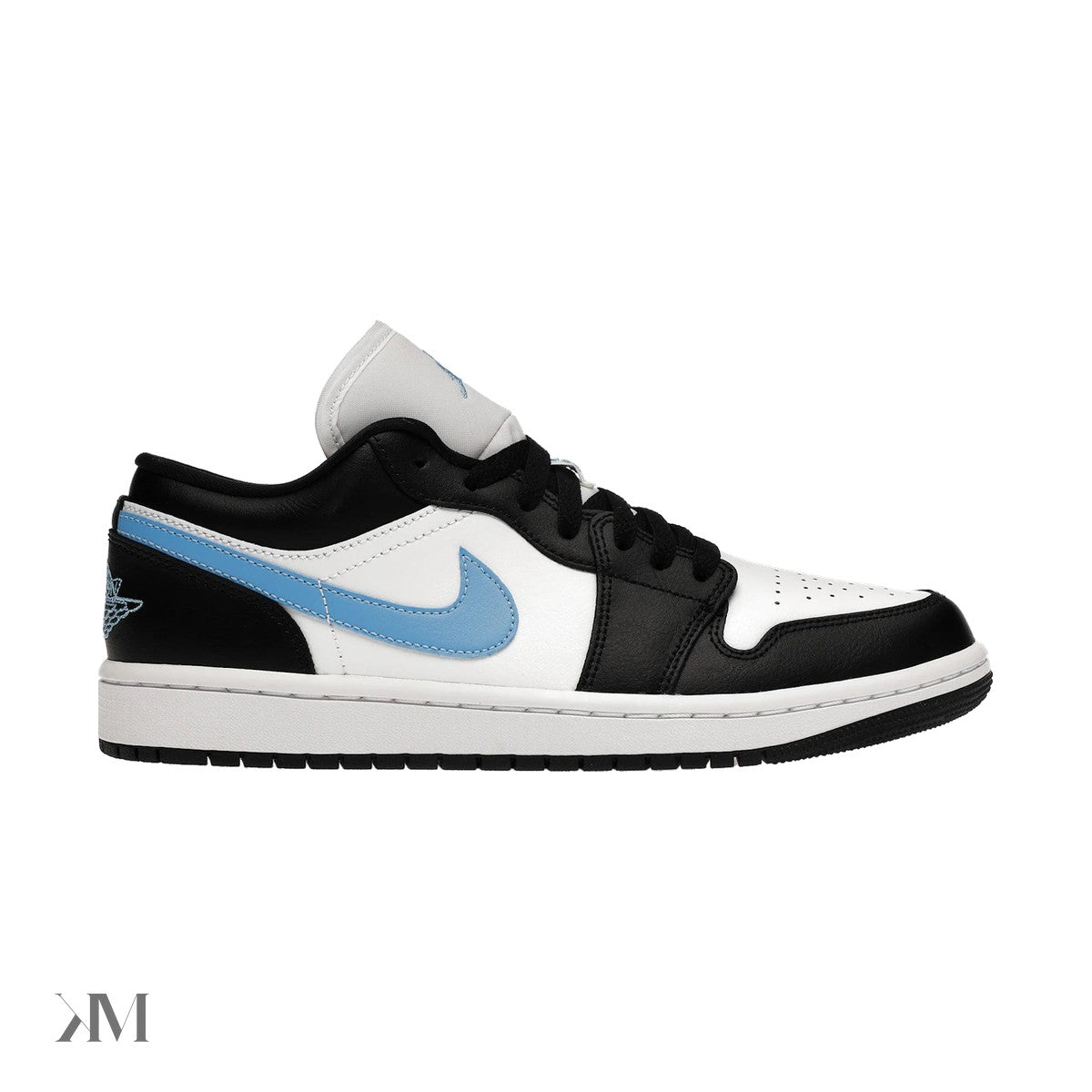 Jordan 1 Low Black University Blue White (Women'S)