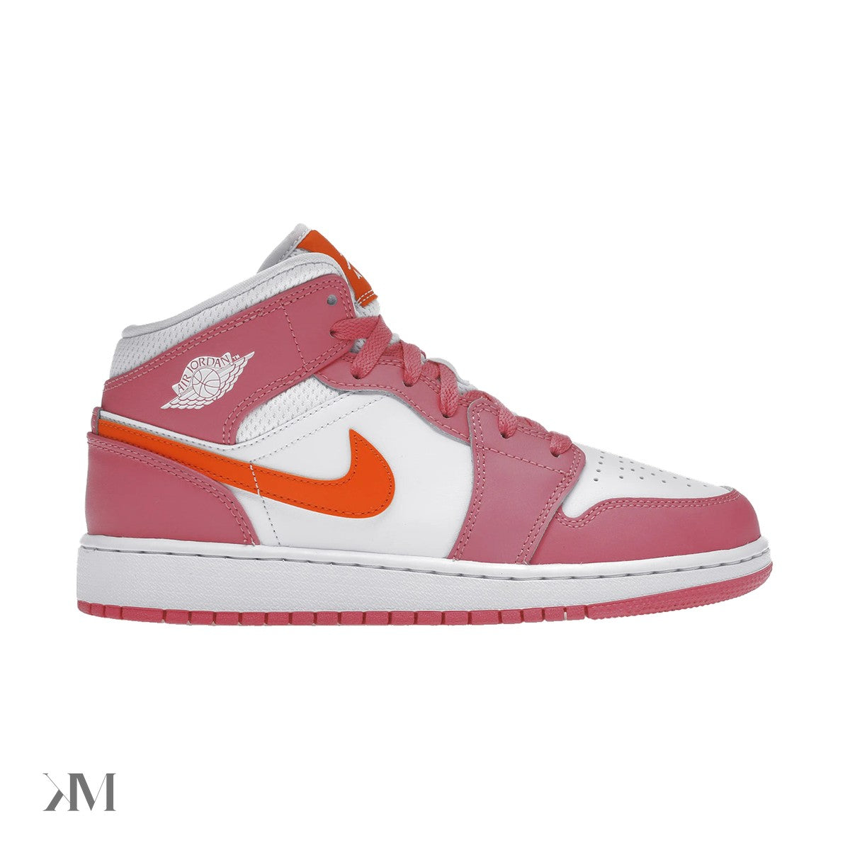 Jordan 1 Mid Pinksicle Safety Orange (Gs)