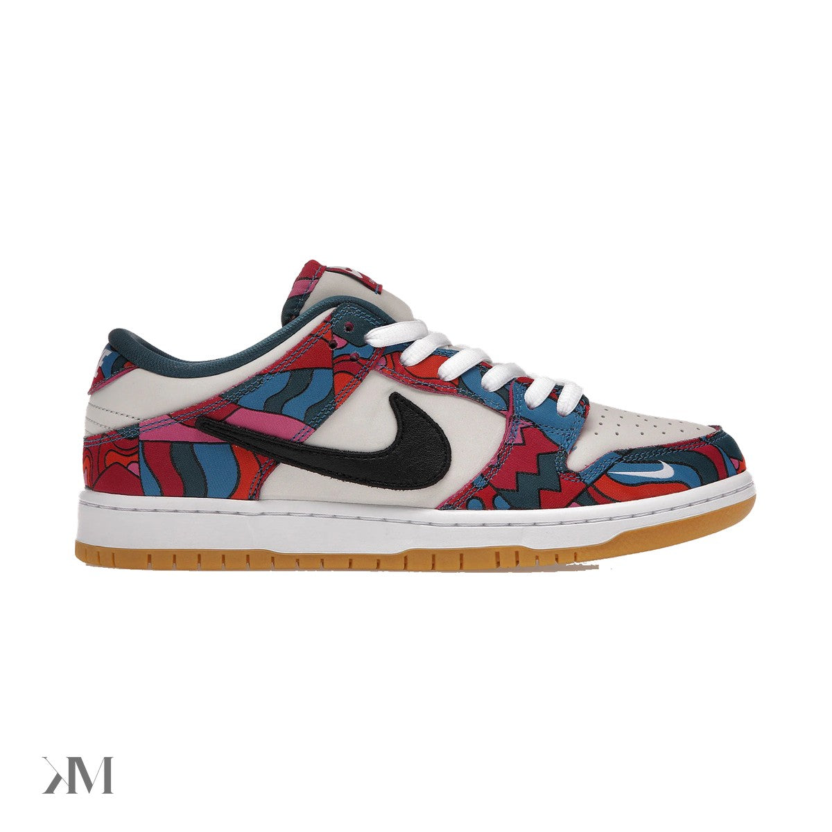 Nike SB Dunk Low Pro Parra Abstract Art, side profile