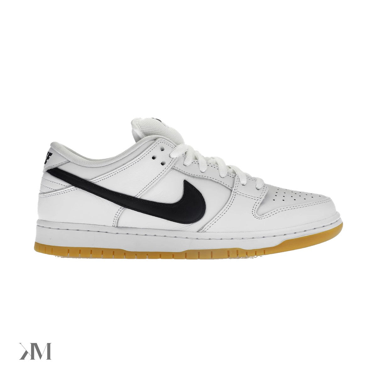 Nike SB Dunk Low Pro White Gum, side profile