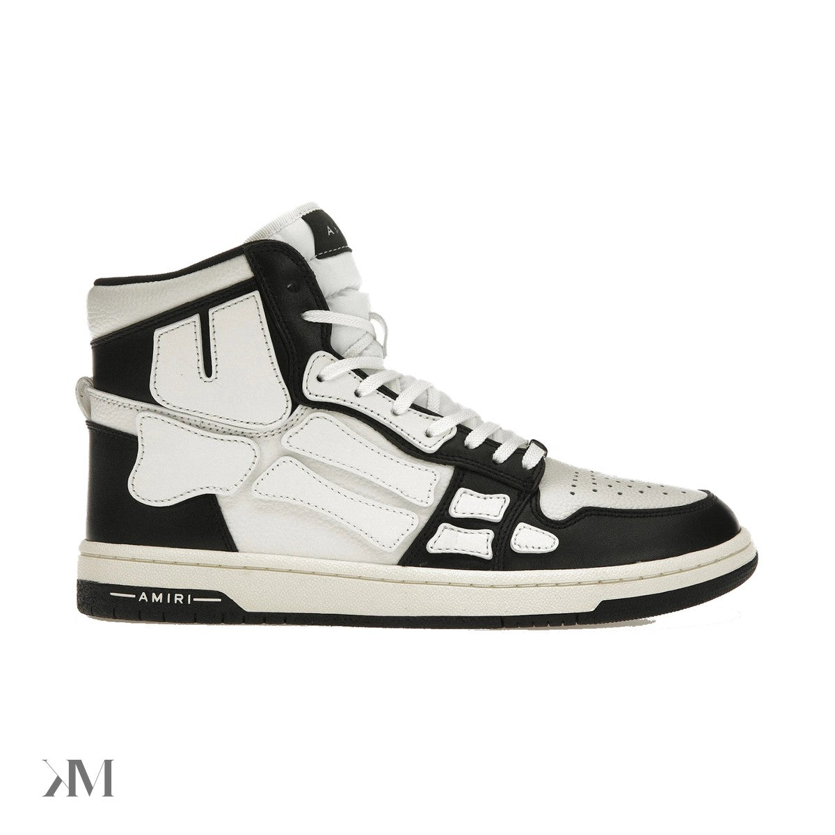 Amiri Skel High Tops Black White