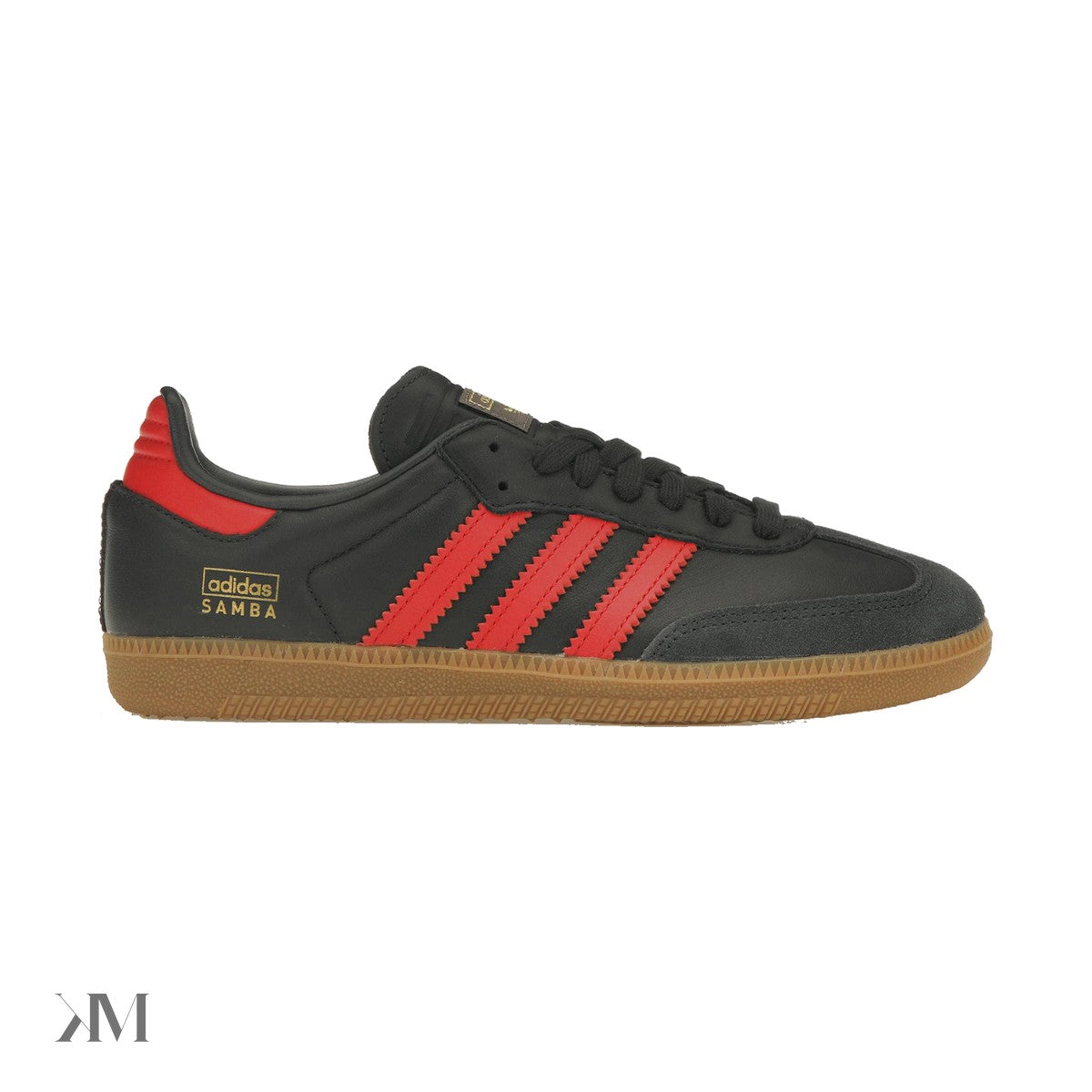 Adidas Samba OG Carbon Better Scarlet, side profile