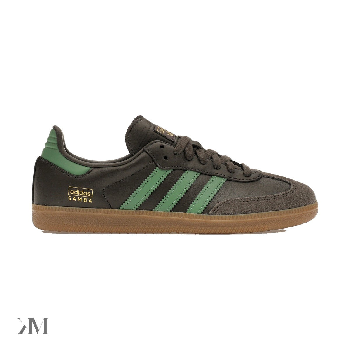 adidas Samba OG Olive Green, side profile
