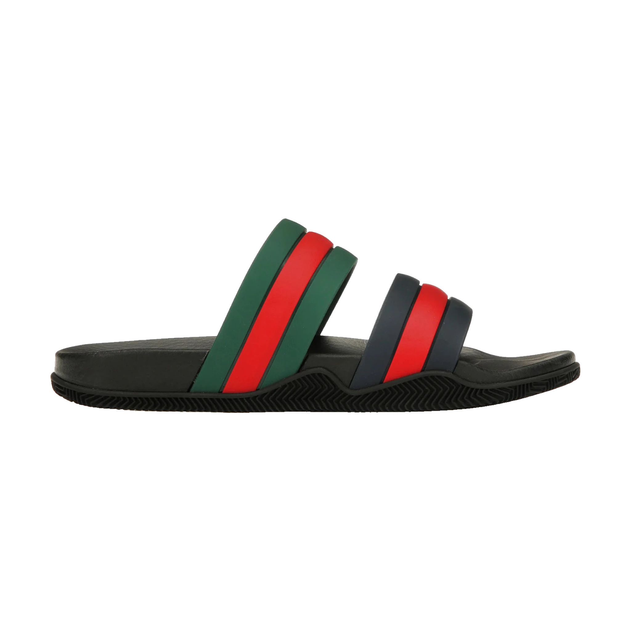 Gucci Agrado Grg Rubber Slide Black Blue Green Red