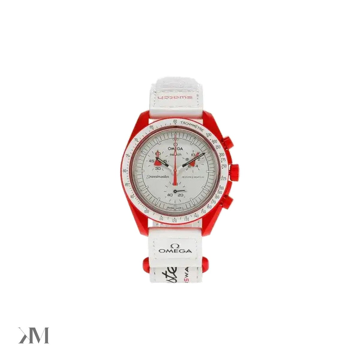 Swatch x Omega Bioceramic MoonSwatch Mission To Mars, dial
