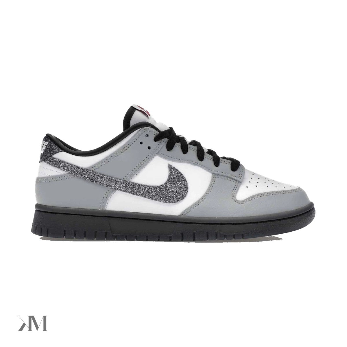 Nike Dunk Low Lx Glitter Swoosh White Light Smoke Grey (Women'S)