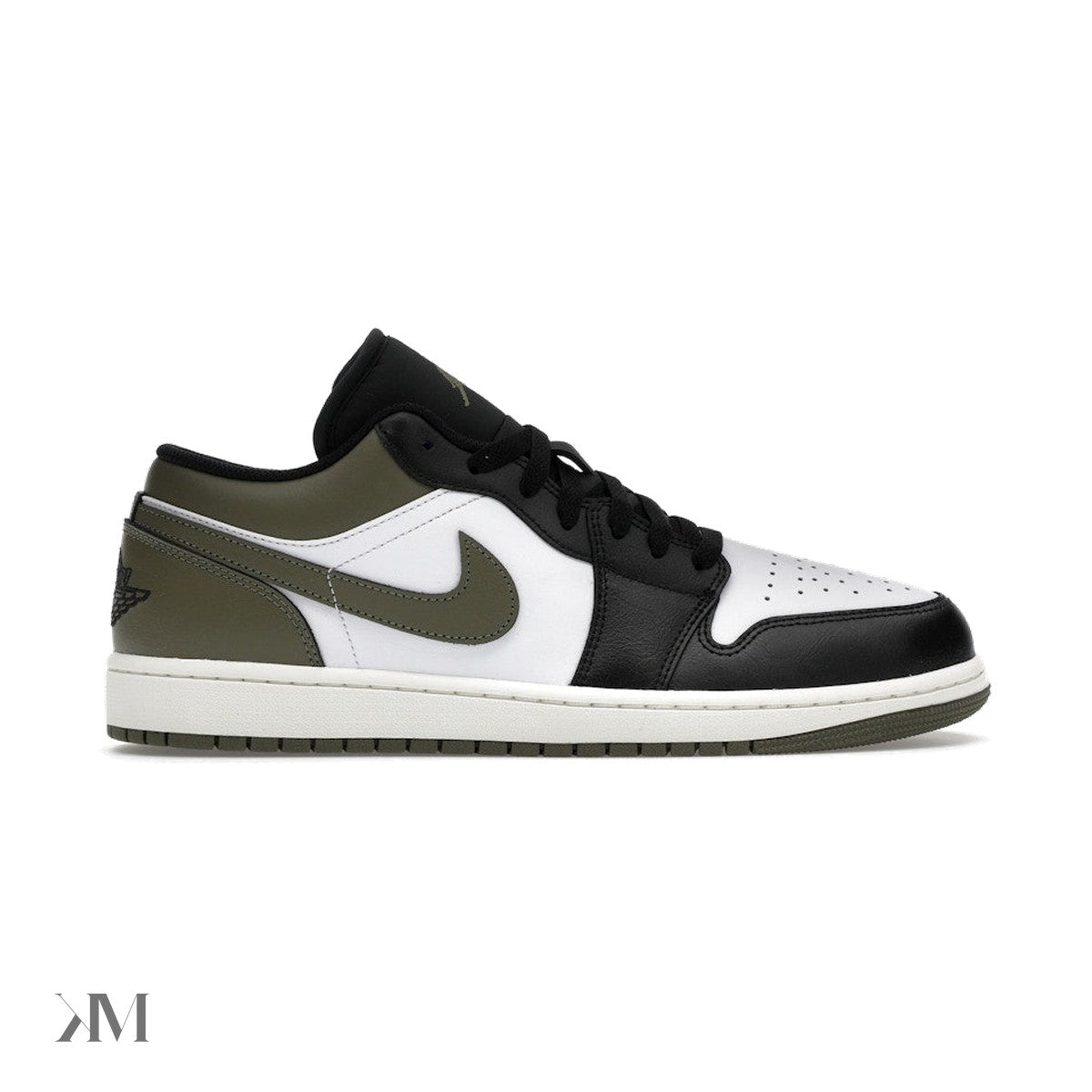 Jordan 1 Low Black Toe Medium Olive