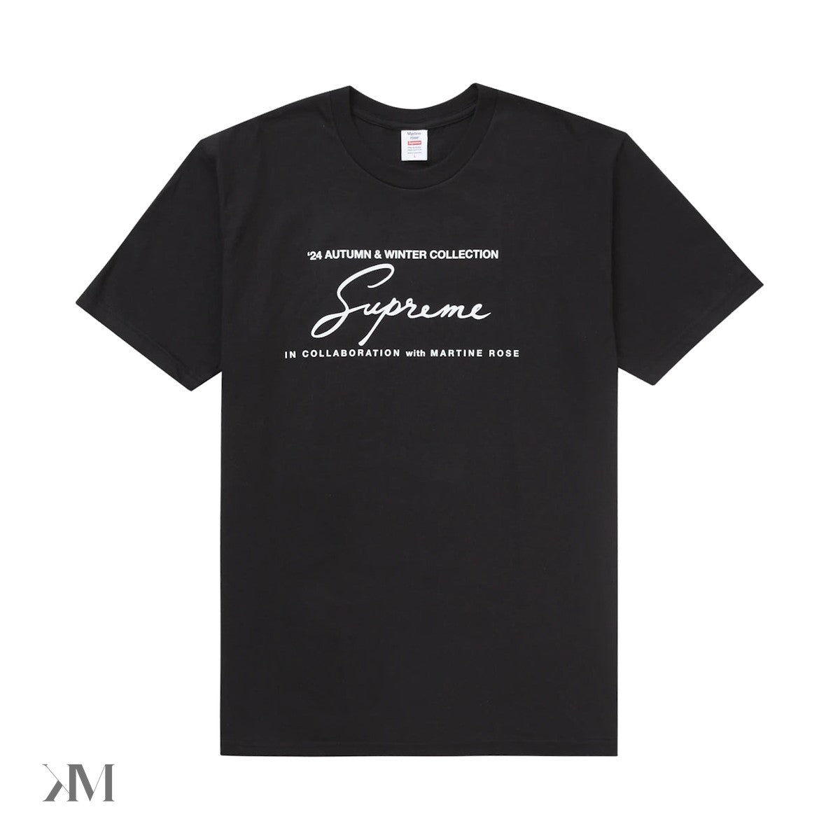 supreme martine rose tee black