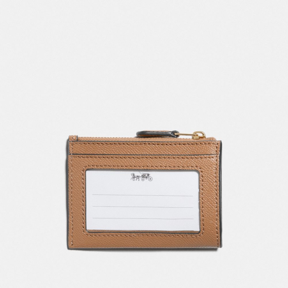 Coach Mini Skinny ID Case Gold/Taupe