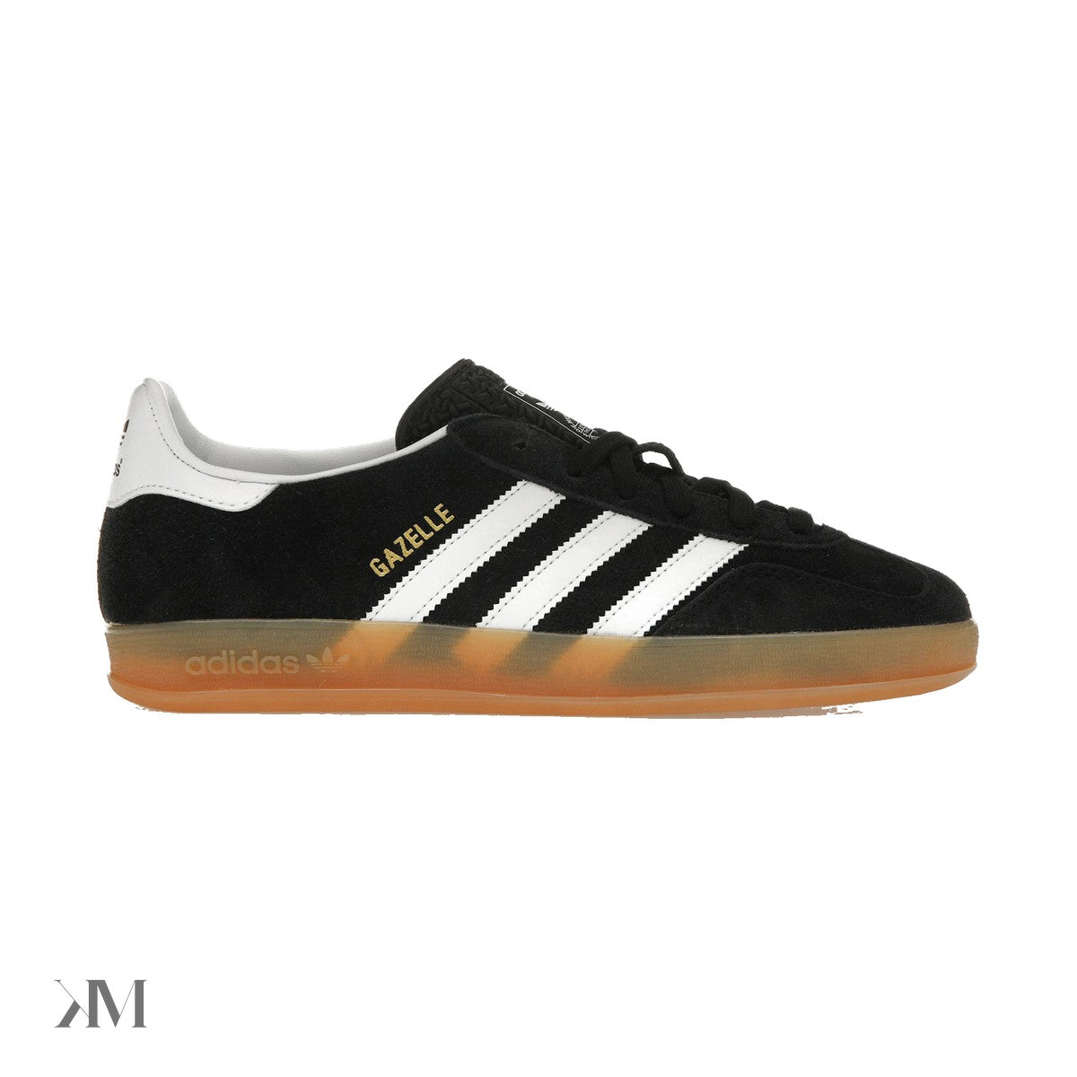 Men's adidas Gazelle Indoor Core Black, side profile
