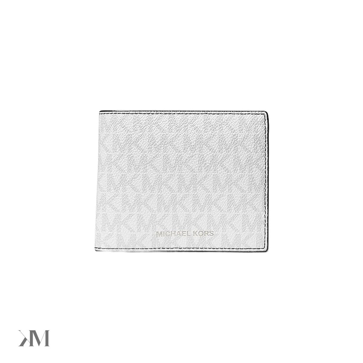 Cooper Logo Billfold Wallet With Coin Pouch Bright Wht Bright Wht