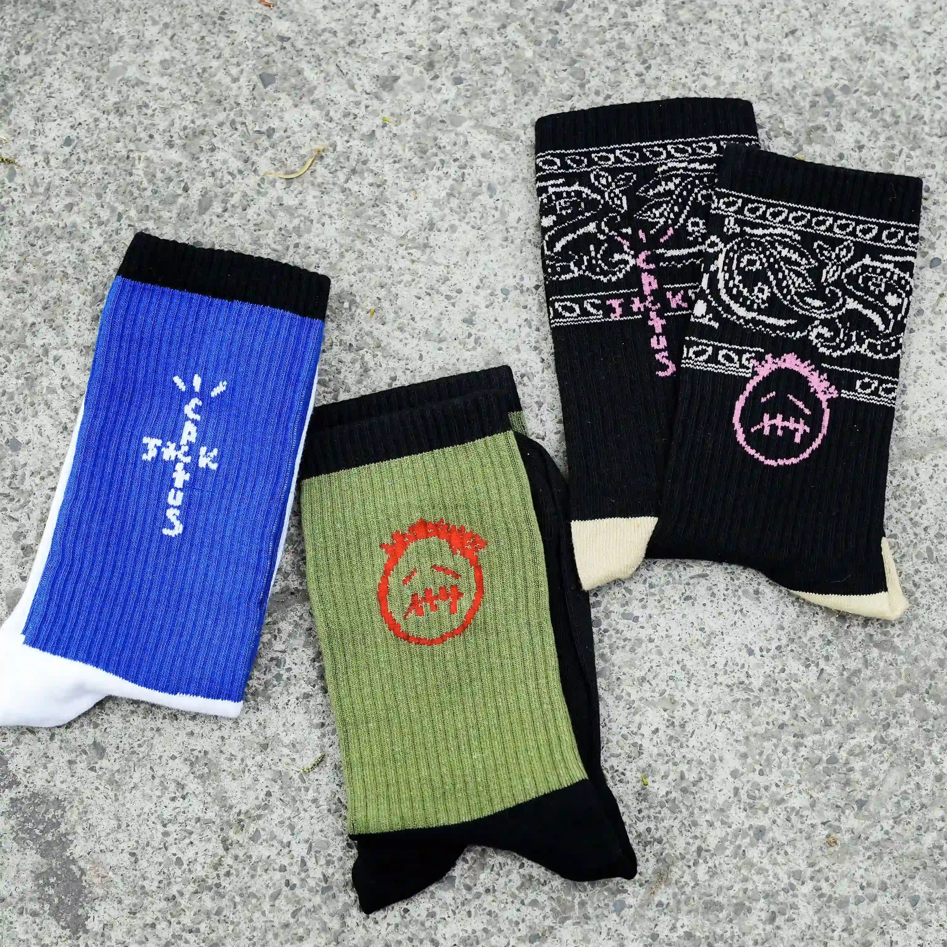 Travis Scott Socks | Travis Socks Combo Pack of 3 | Kicks Machine