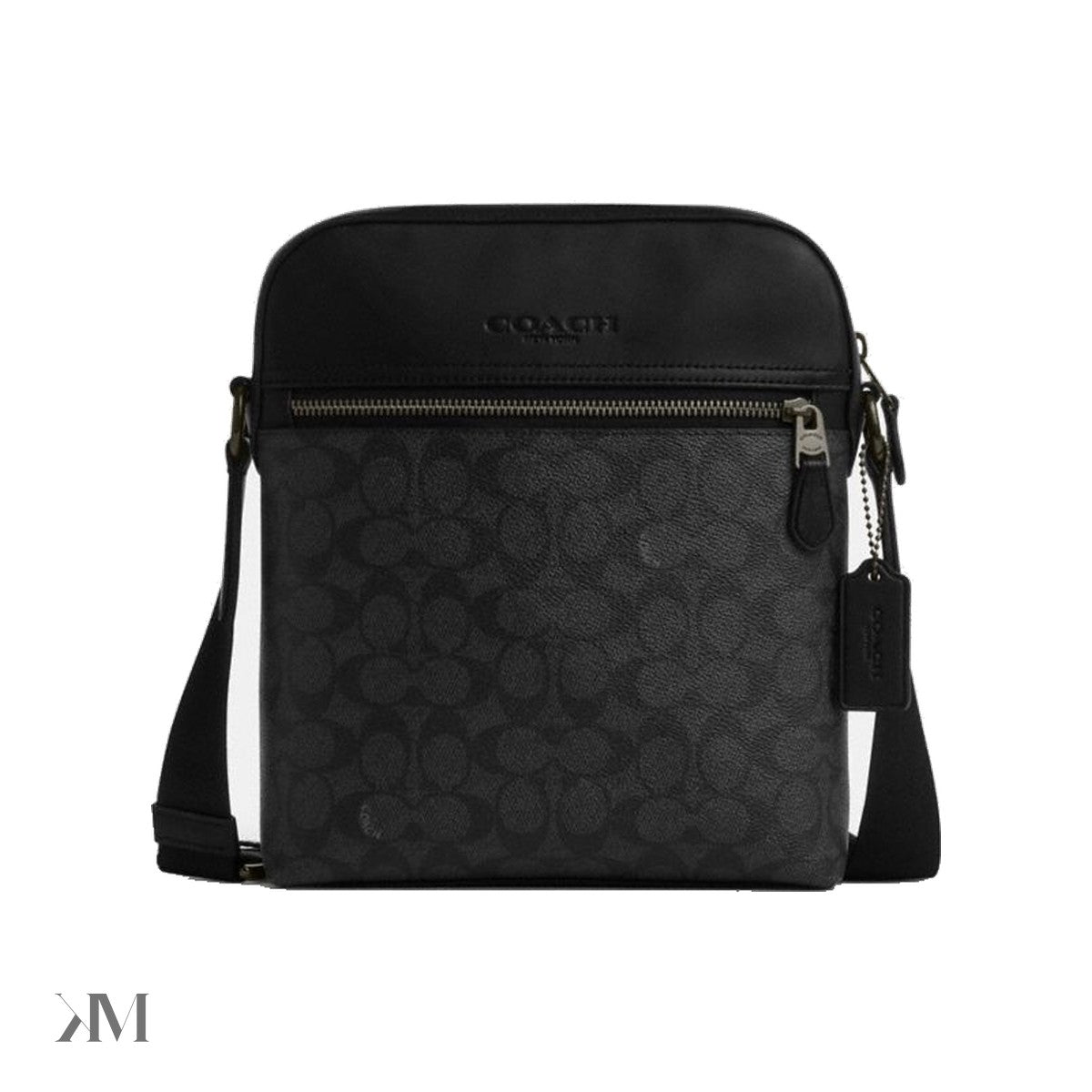 Coach Houston Flight Bag In Signature Canvas, front