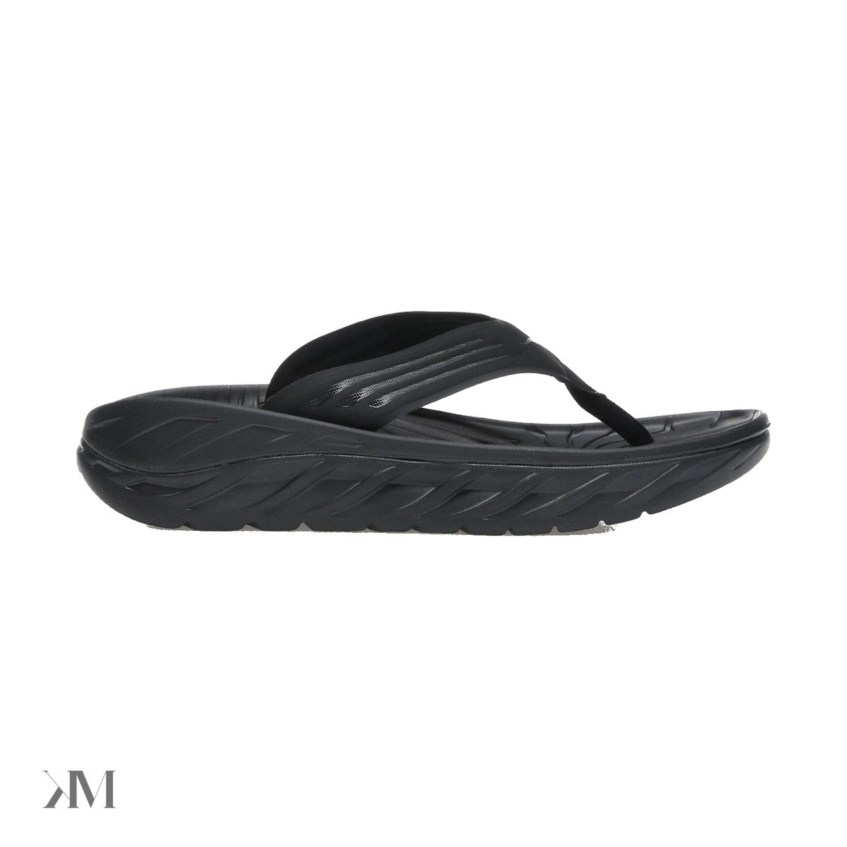 Hoka One One Ora Recovery Flip Black Dark Gull Grey