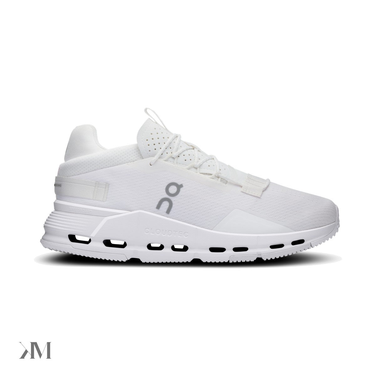 On Cloudnova 2 All White, side profile