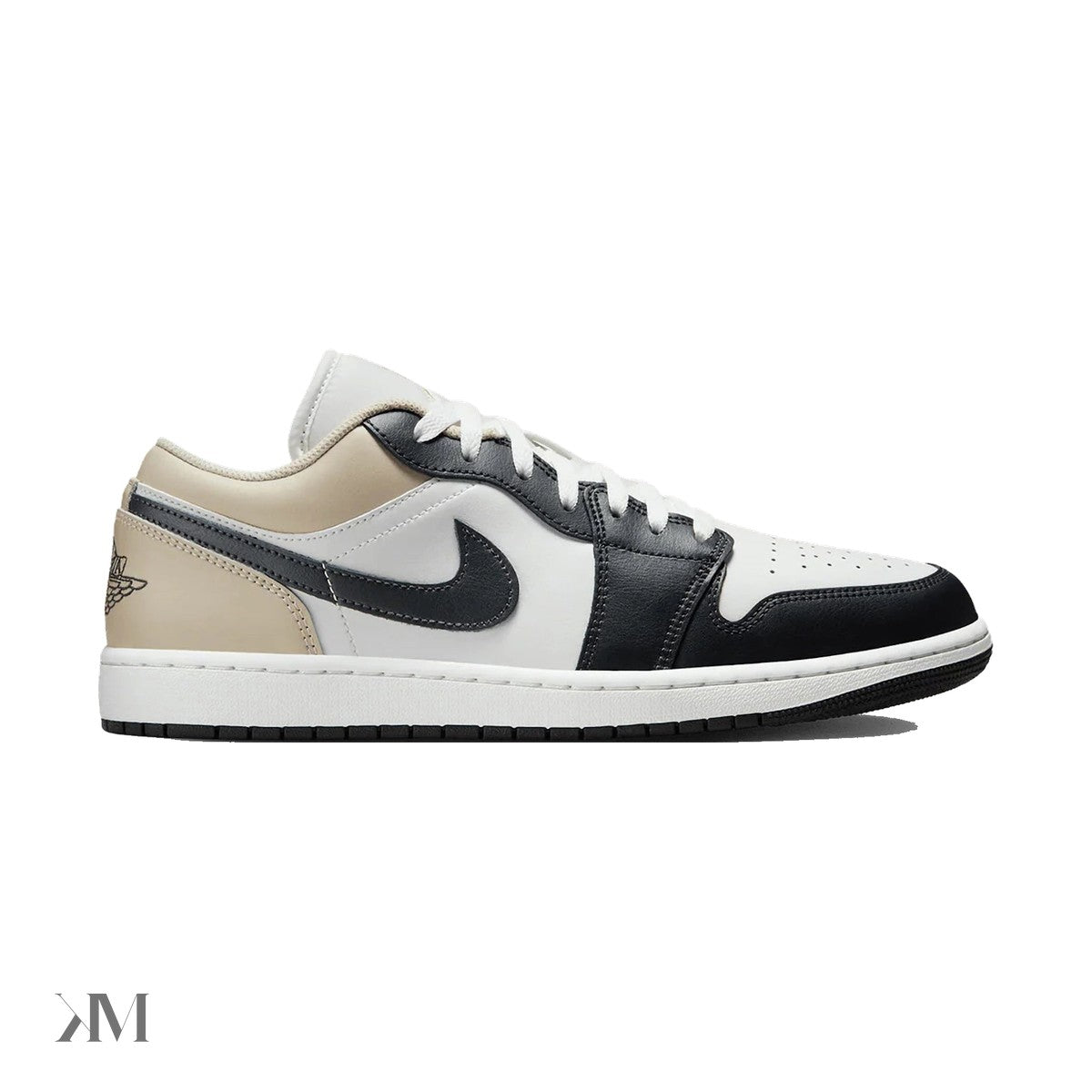 jordan 1 low black toe rattan