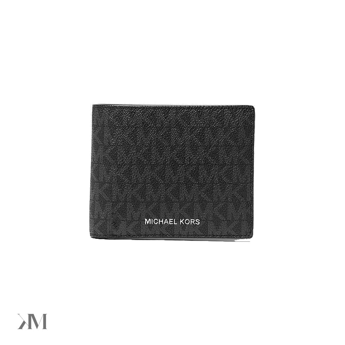 Cooper Logo Billfold Wallet With Passcase Black Black
