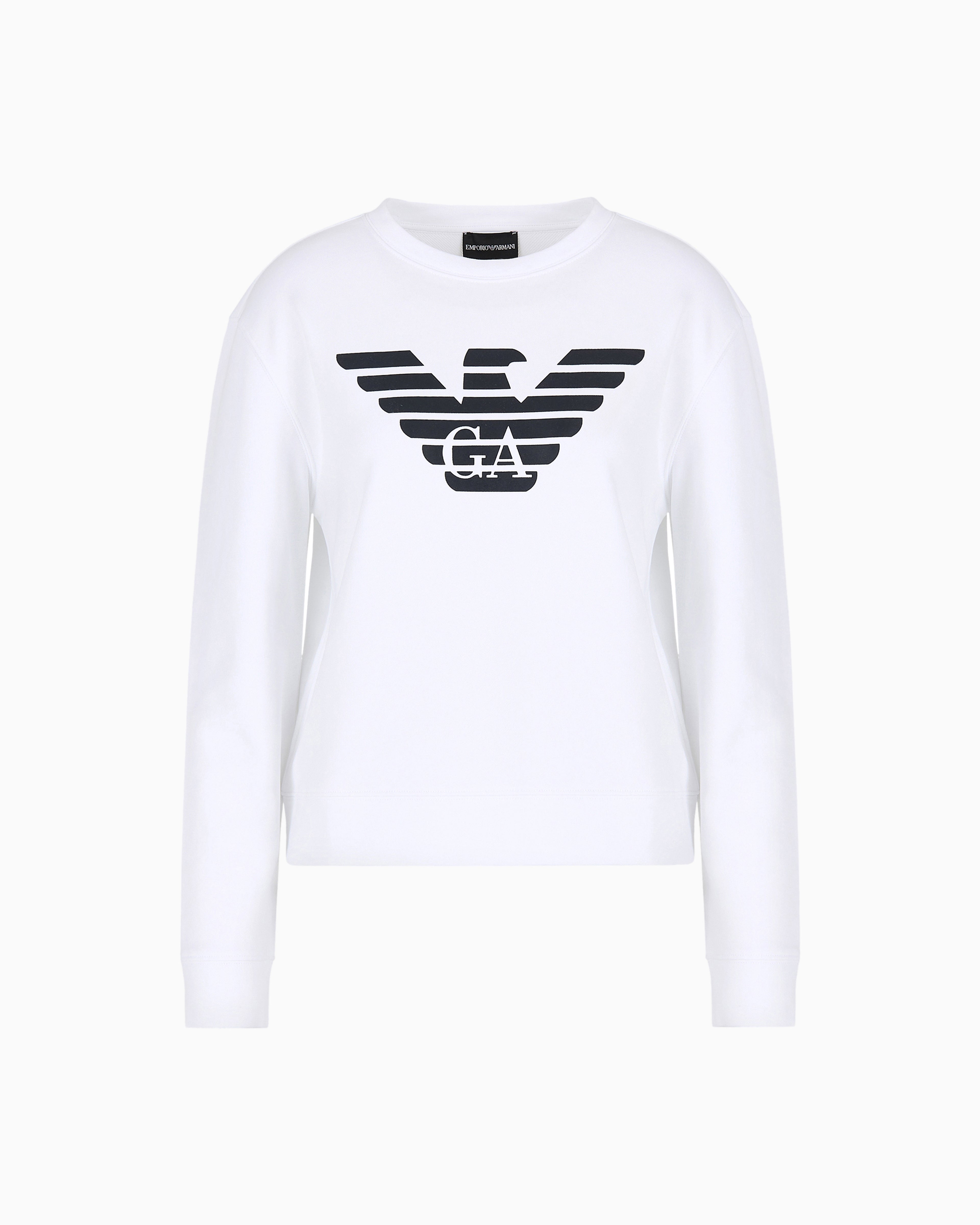 Emporio Armani ASV organic jersey sweatshirt with logo