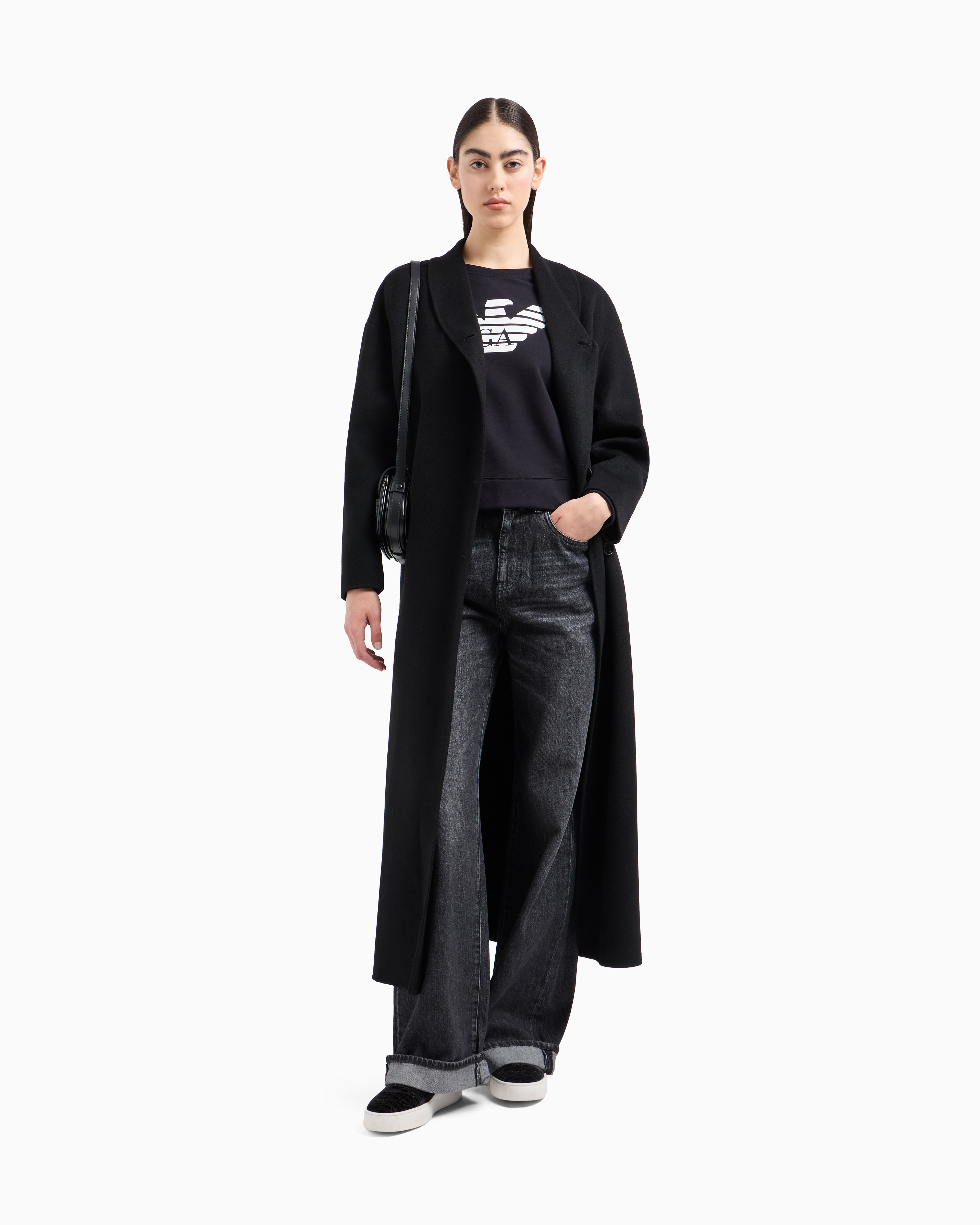 Emporio Armani ASV organic jersey sweatshirt with logo