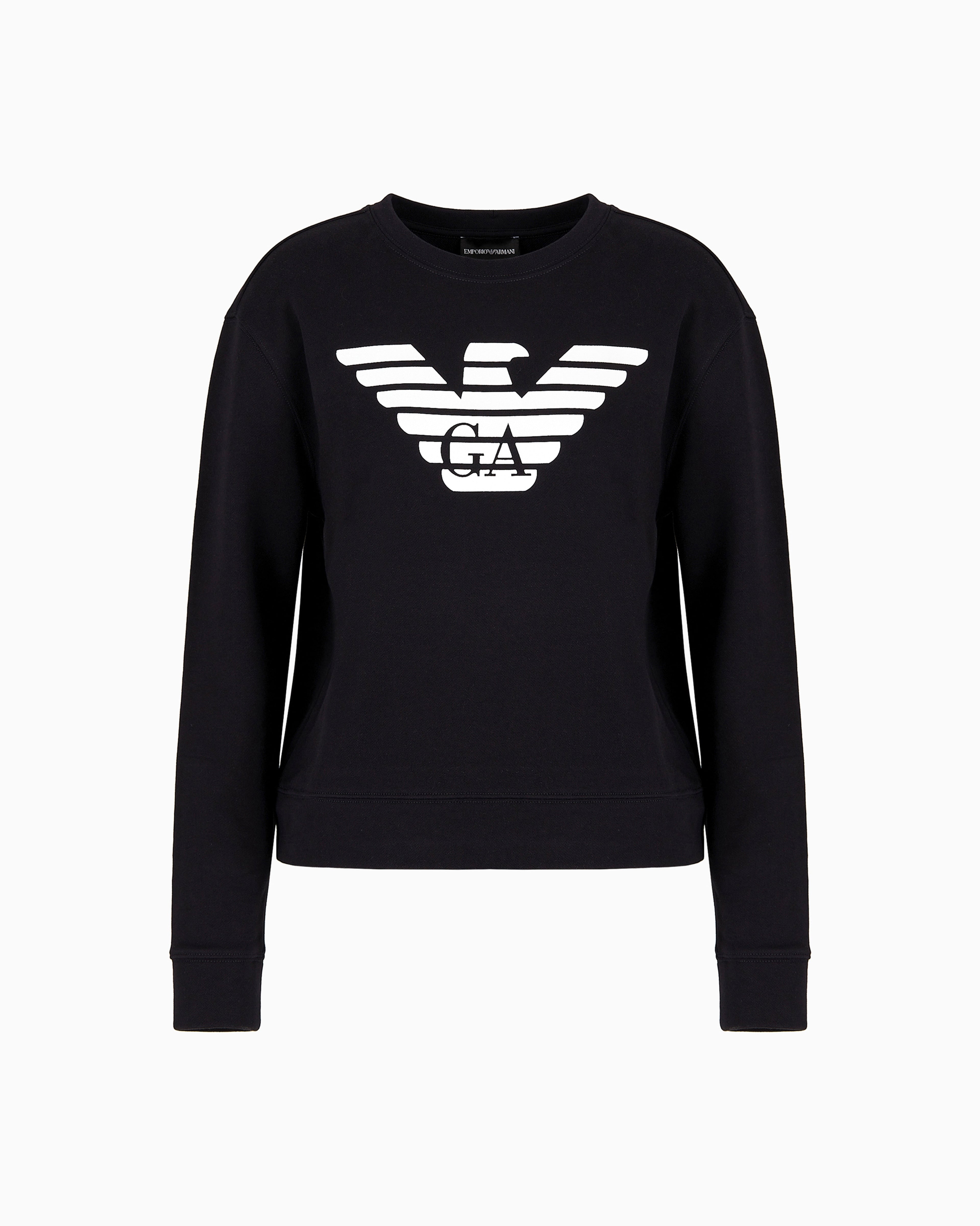Emporio Armani ASV organic jersey sweatshirt with logo