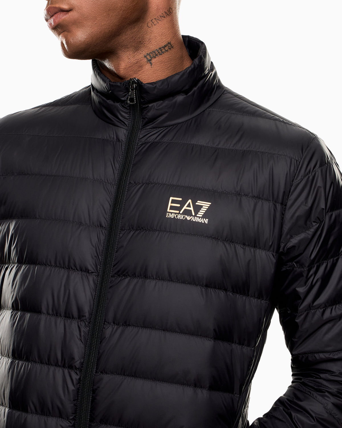 EA7 Packable down jacket with front zip Core Identity