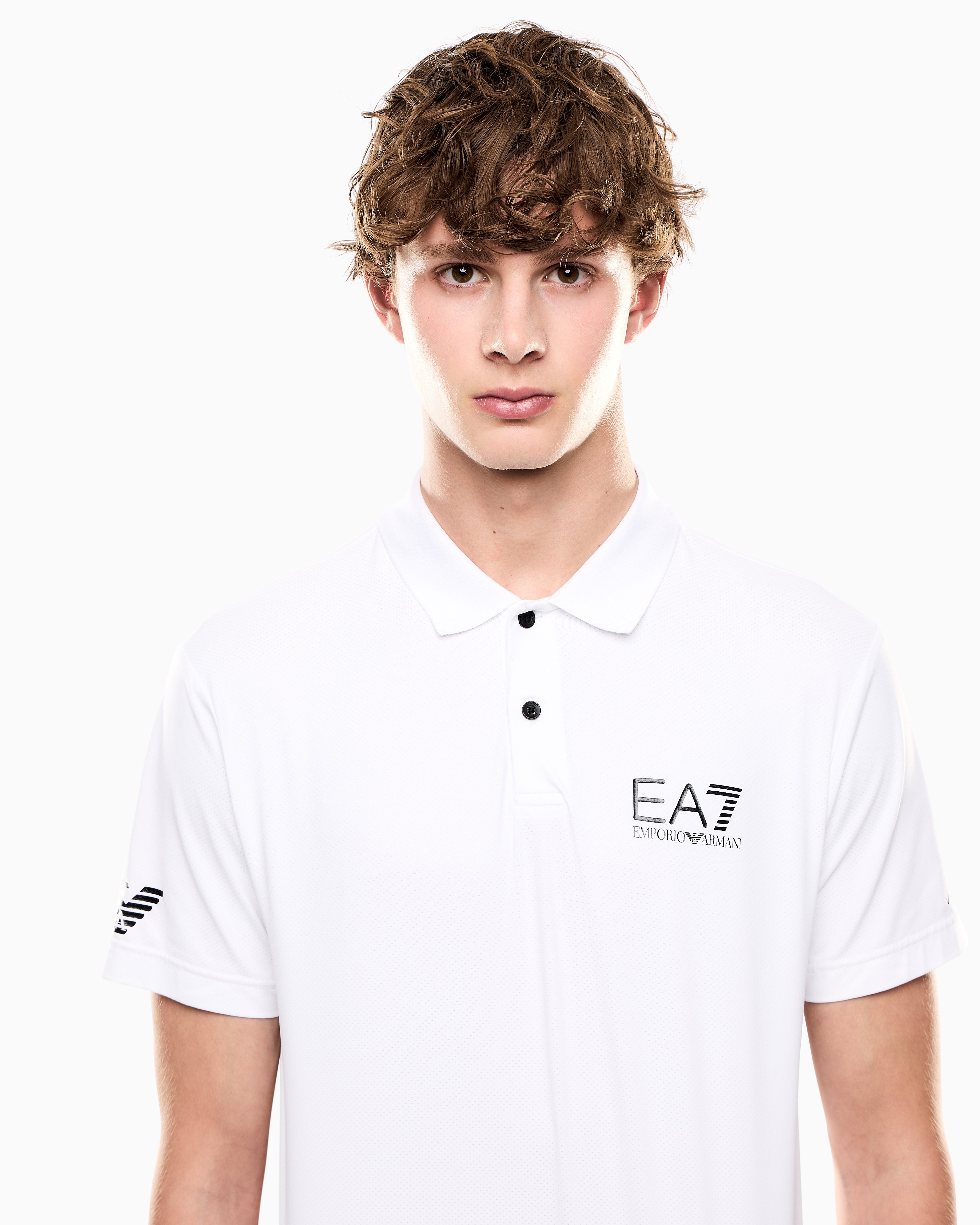 EA7 Ventus7 polo in technical fabric Tennis Pro